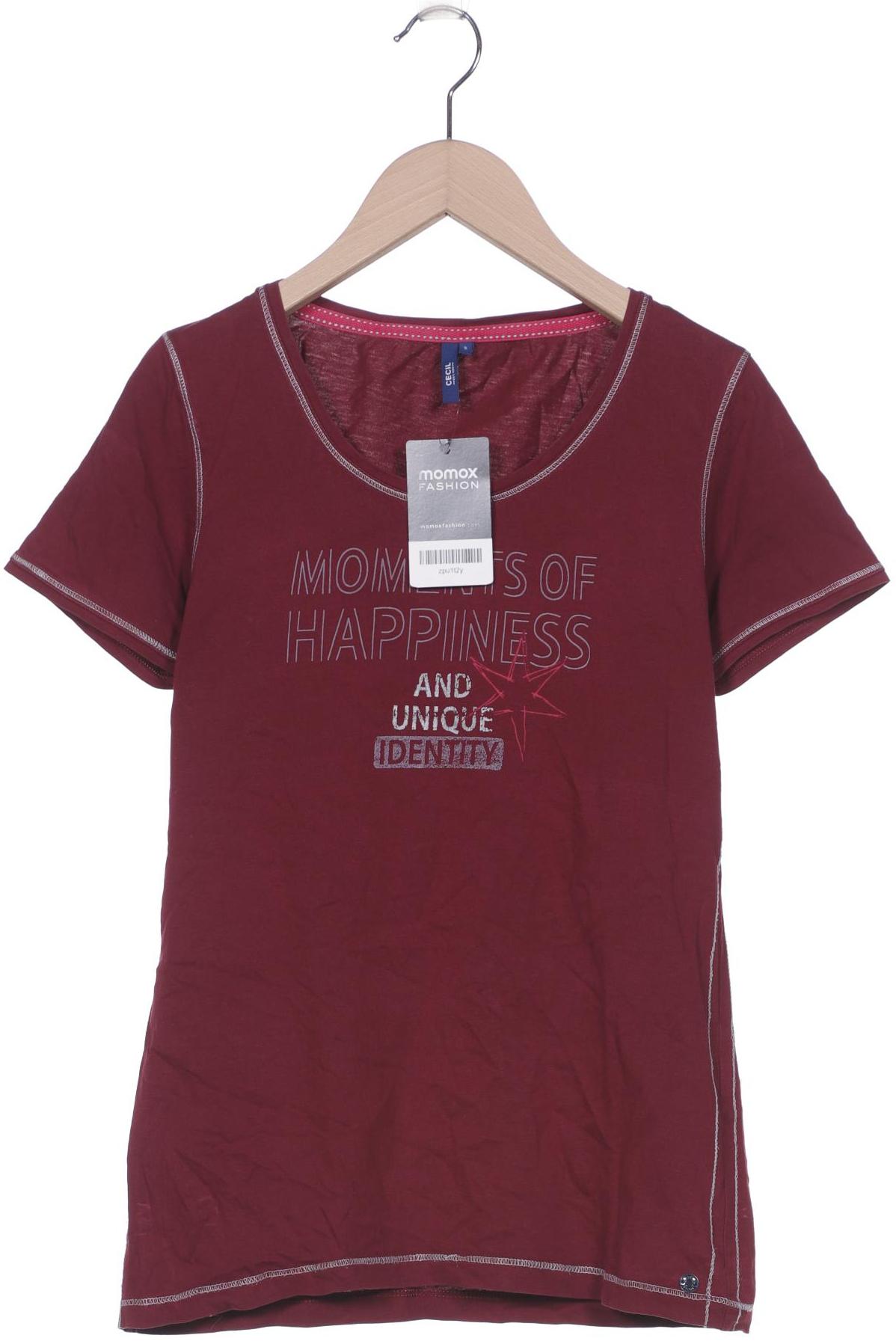 

CECIL Damen T-Shirt, bordeaux