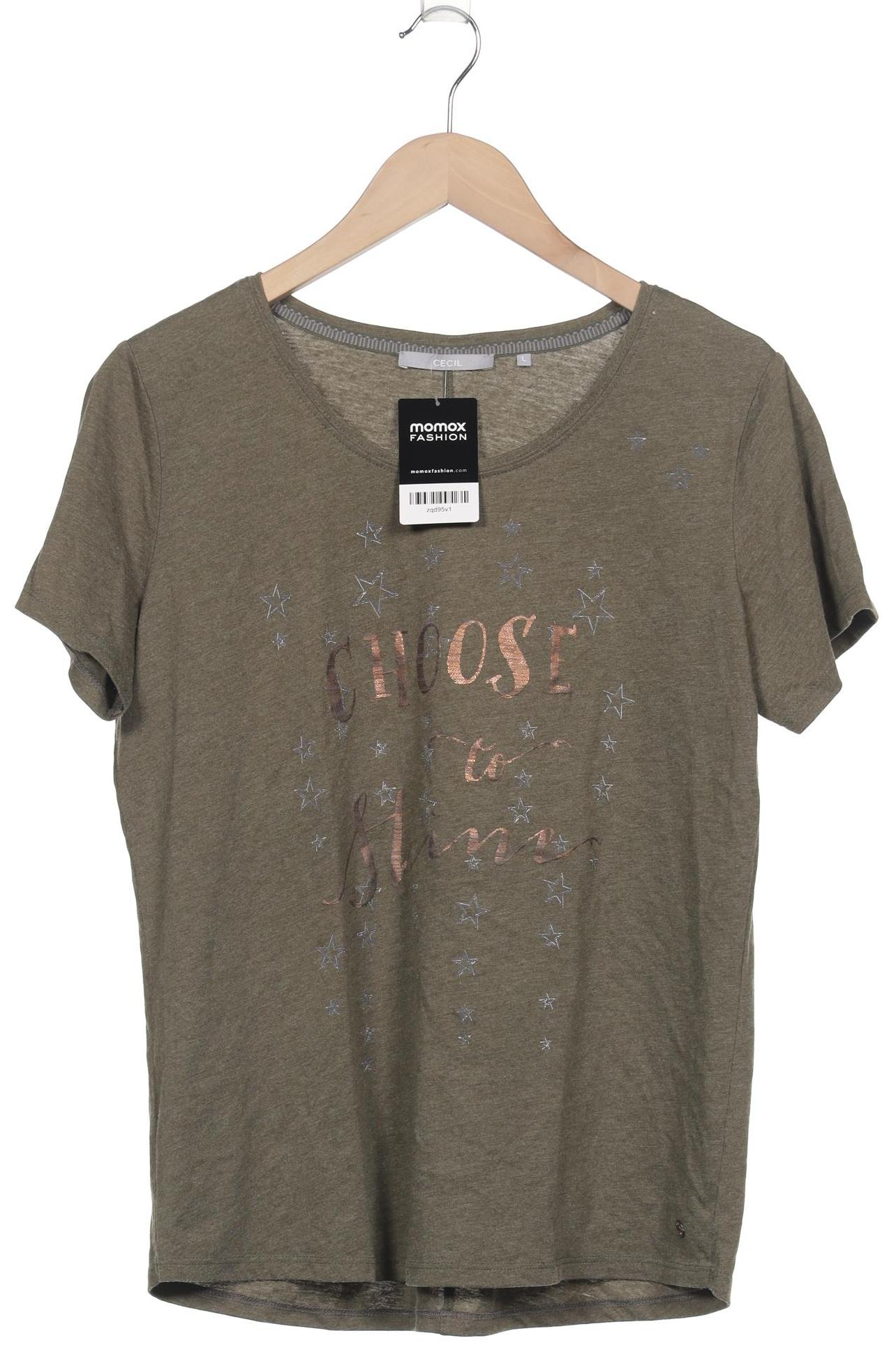 

Cecil Damen T-Shirt, grün, Gr. 42