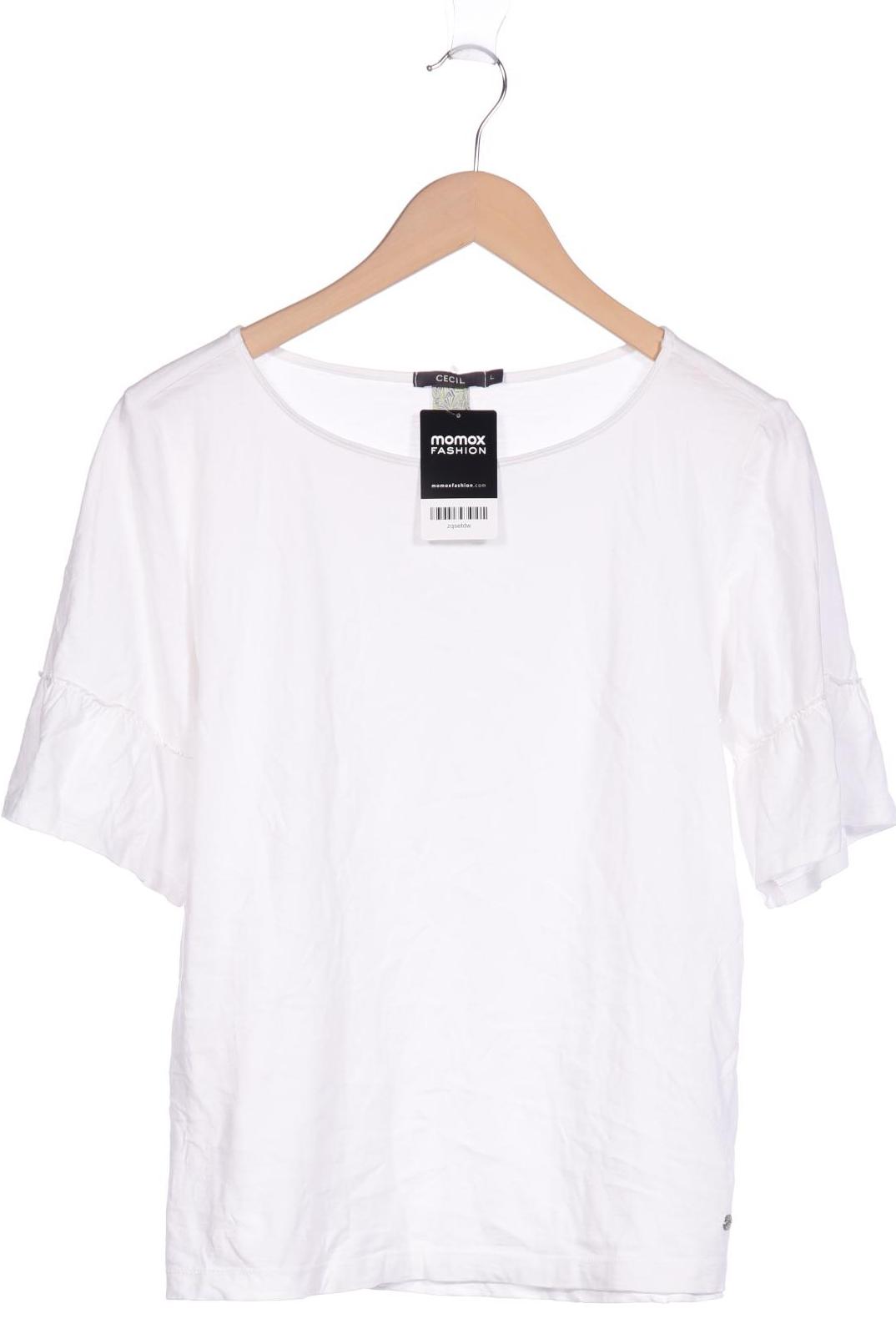 

CECIL Damen T-Shirt, weiß