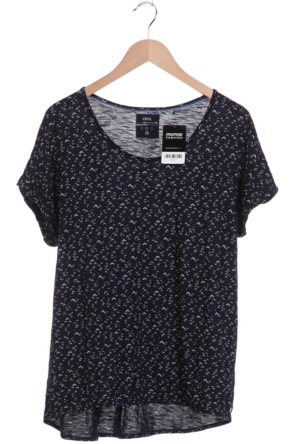 

Cecil Damen T-Shirt, marineblau, Gr. 46