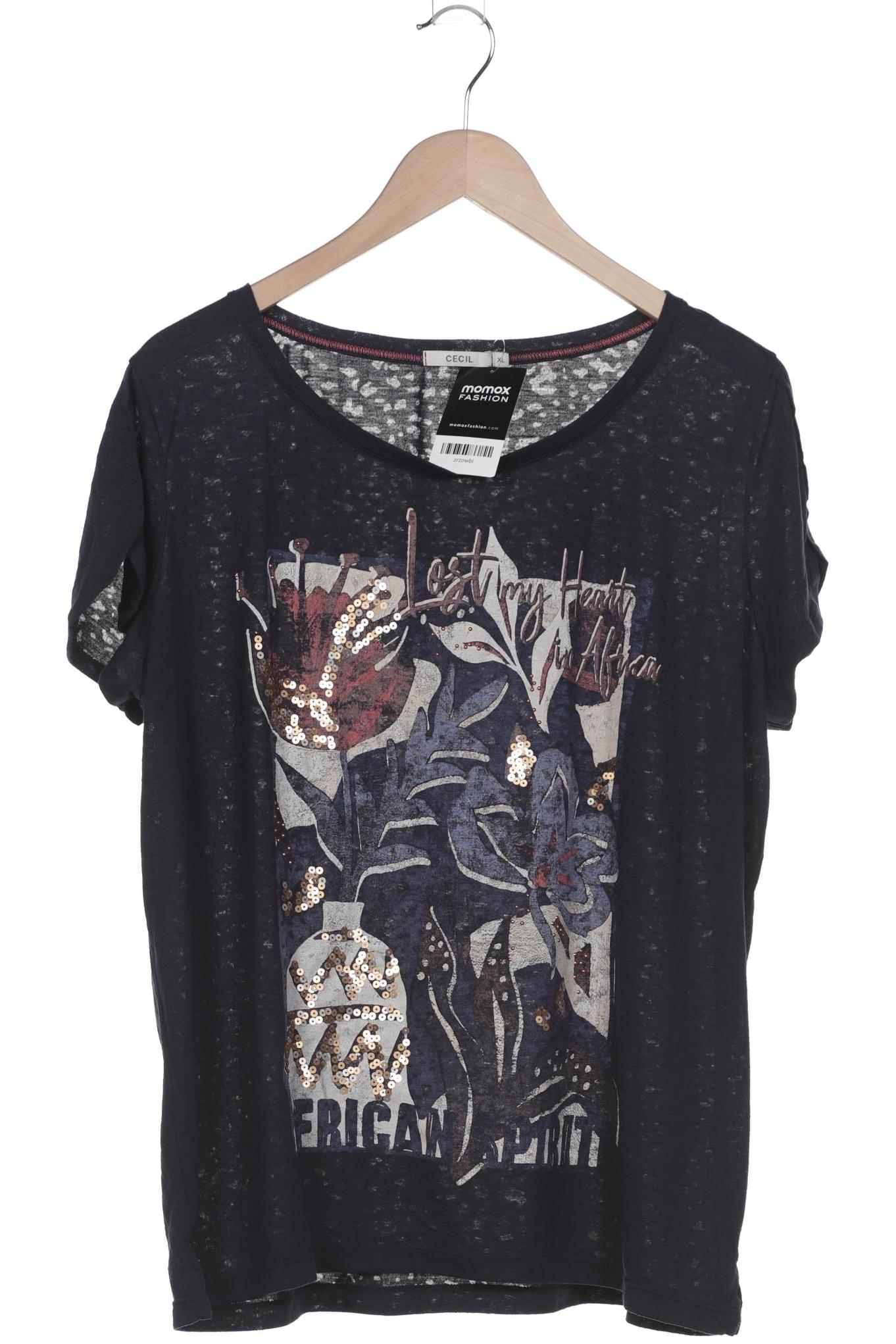 

Cecil Damen T-Shirt, marineblau, Gr. 44