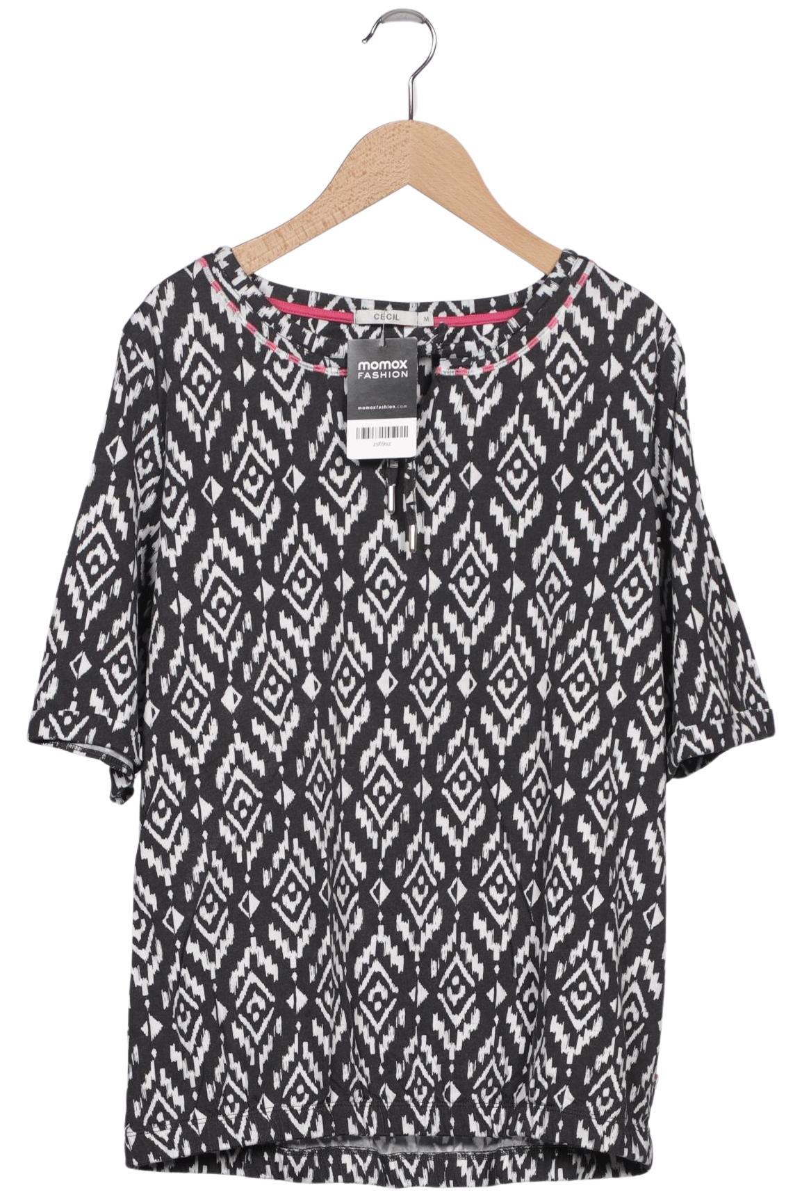 

Cecil Damen T-Shirt, schwarz, Gr. 38