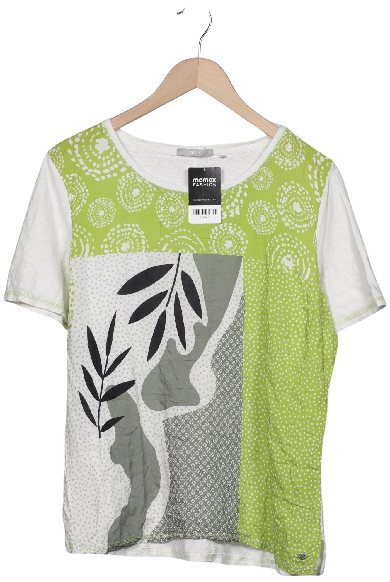 

Cecil Damen T-Shirt, hellgrün, Gr. 44