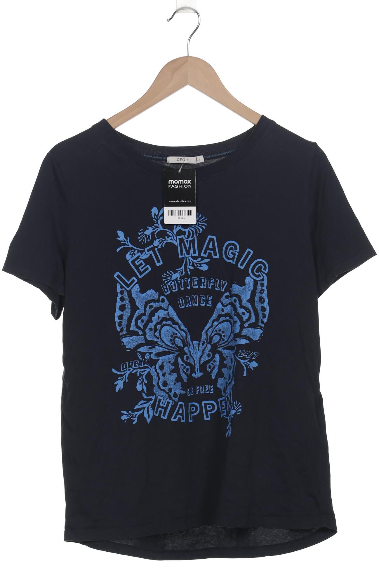 

Cecil Damen T-Shirt, marineblau, Gr. 42