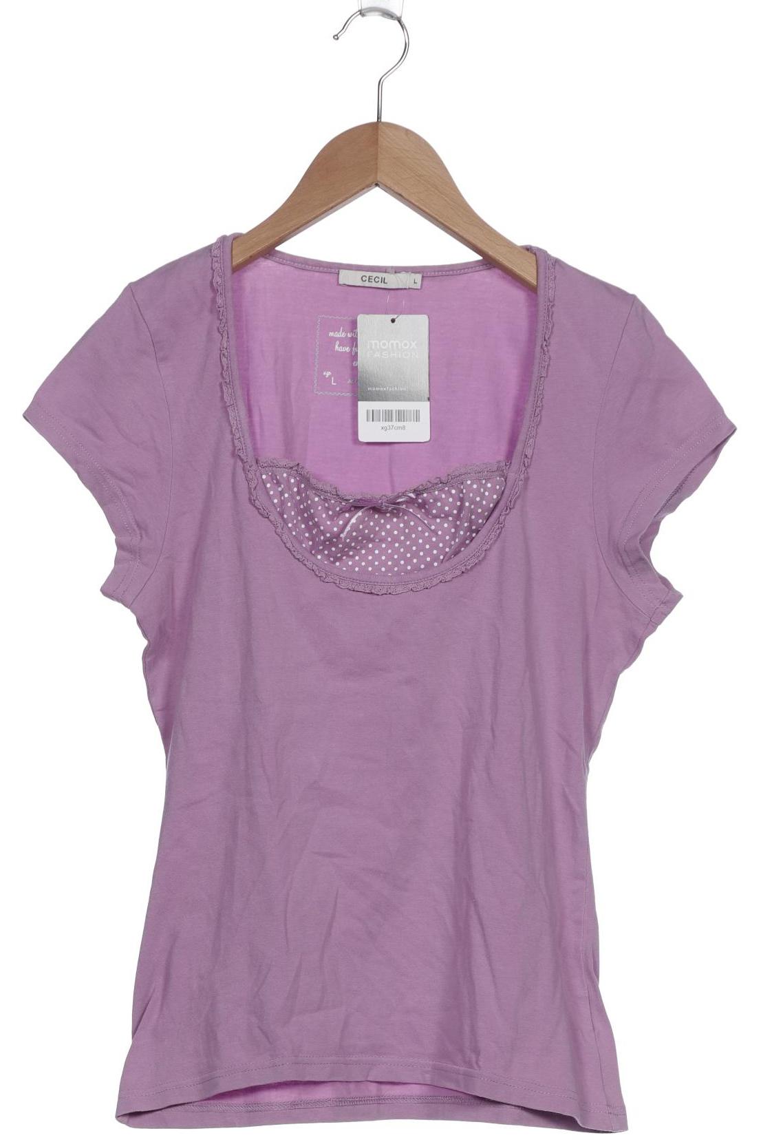 

Cecil Damen T-Shirt, flieder, Gr. 42