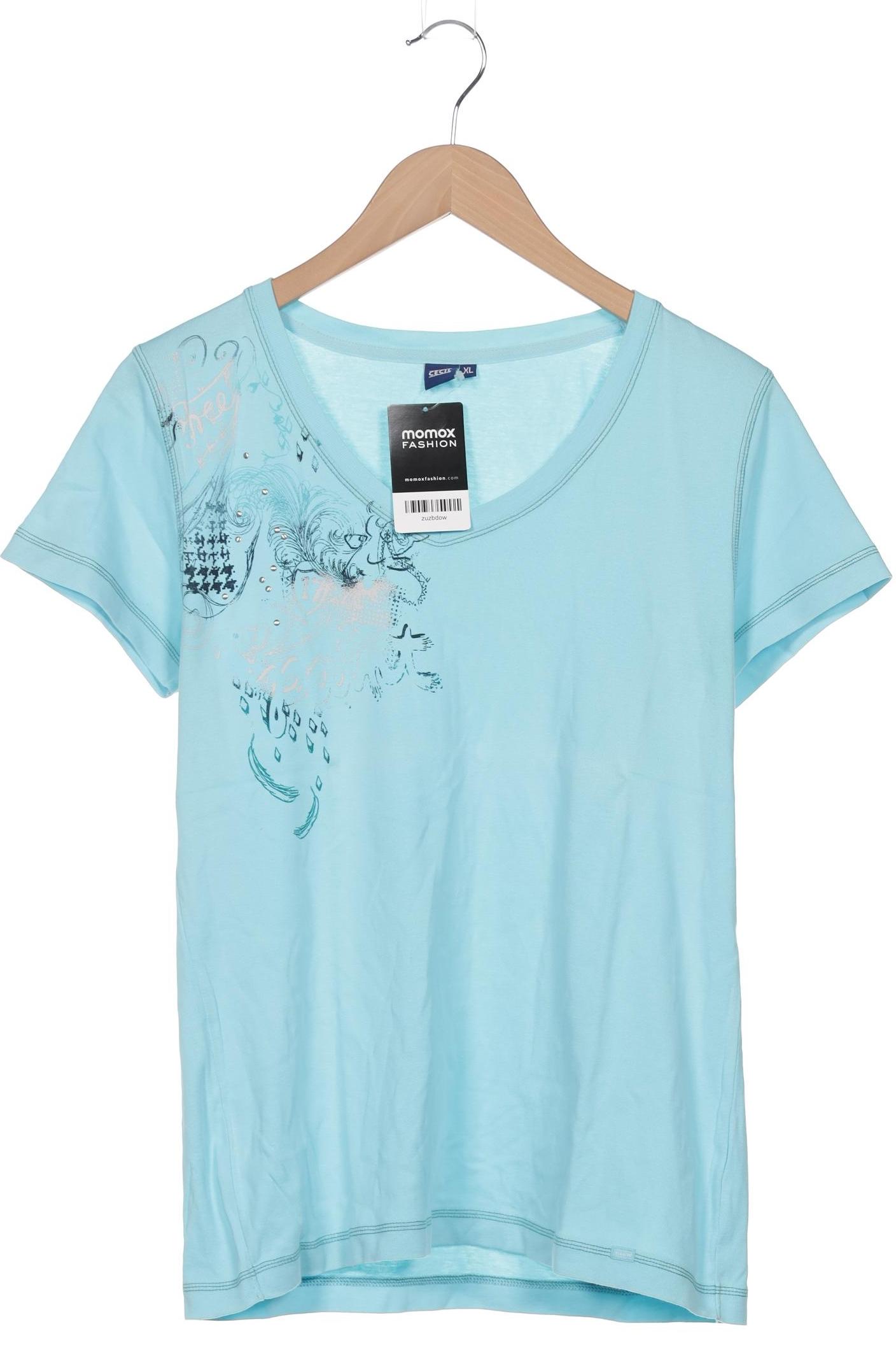 

Cecil Damen T-Shirt, blau, Gr. 44