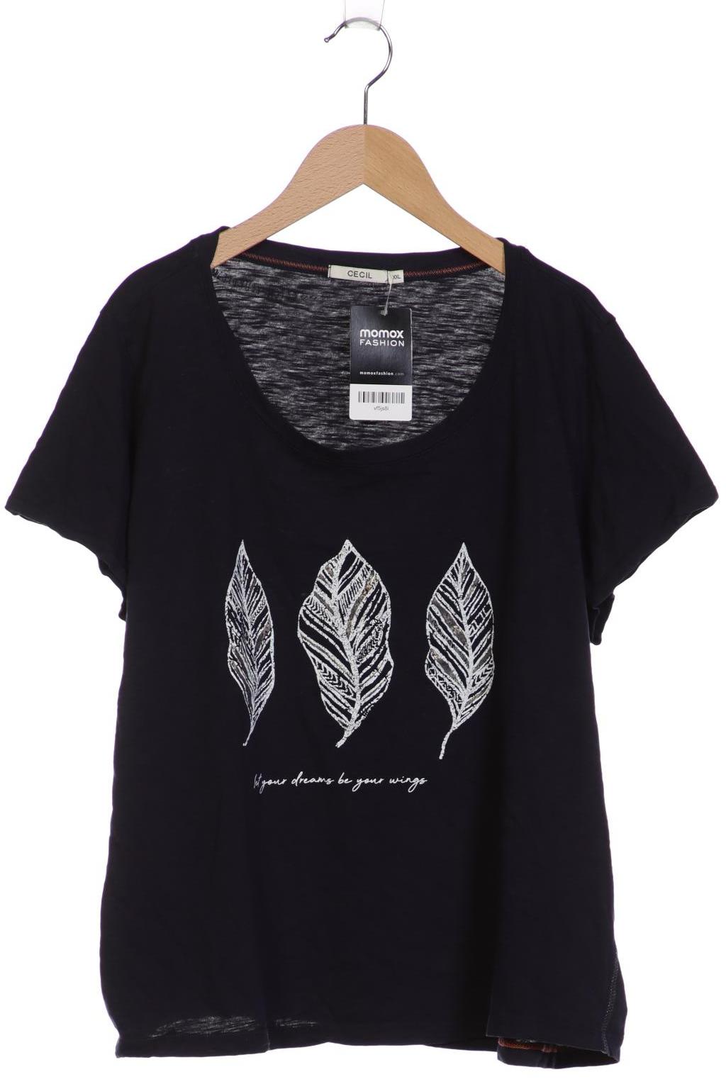 

Cecil Damen T-Shirt, marineblau, Gr. 46