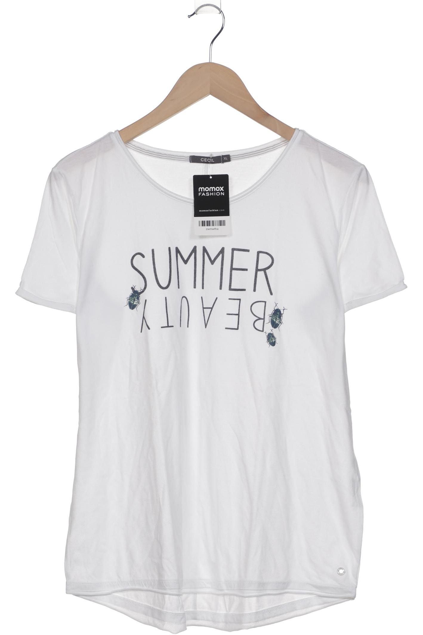 

Cecil Damen T-Shirt, weiß, Gr. 44