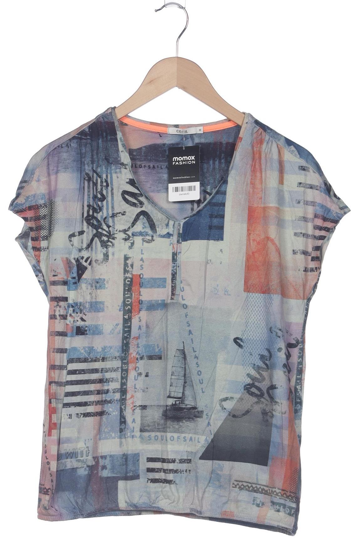 

Cecil Damen T-Shirt, mehrfarbig, Gr. 38