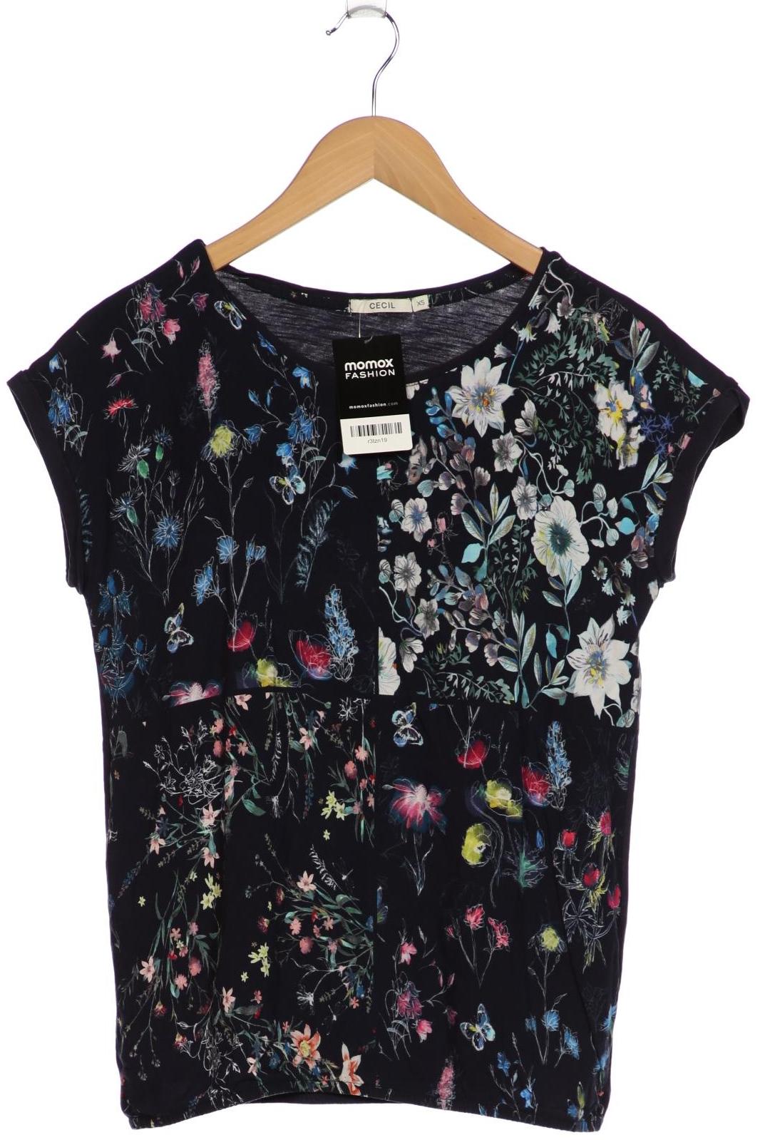 

Cecil Damen T-Shirt, marineblau, Gr. 34