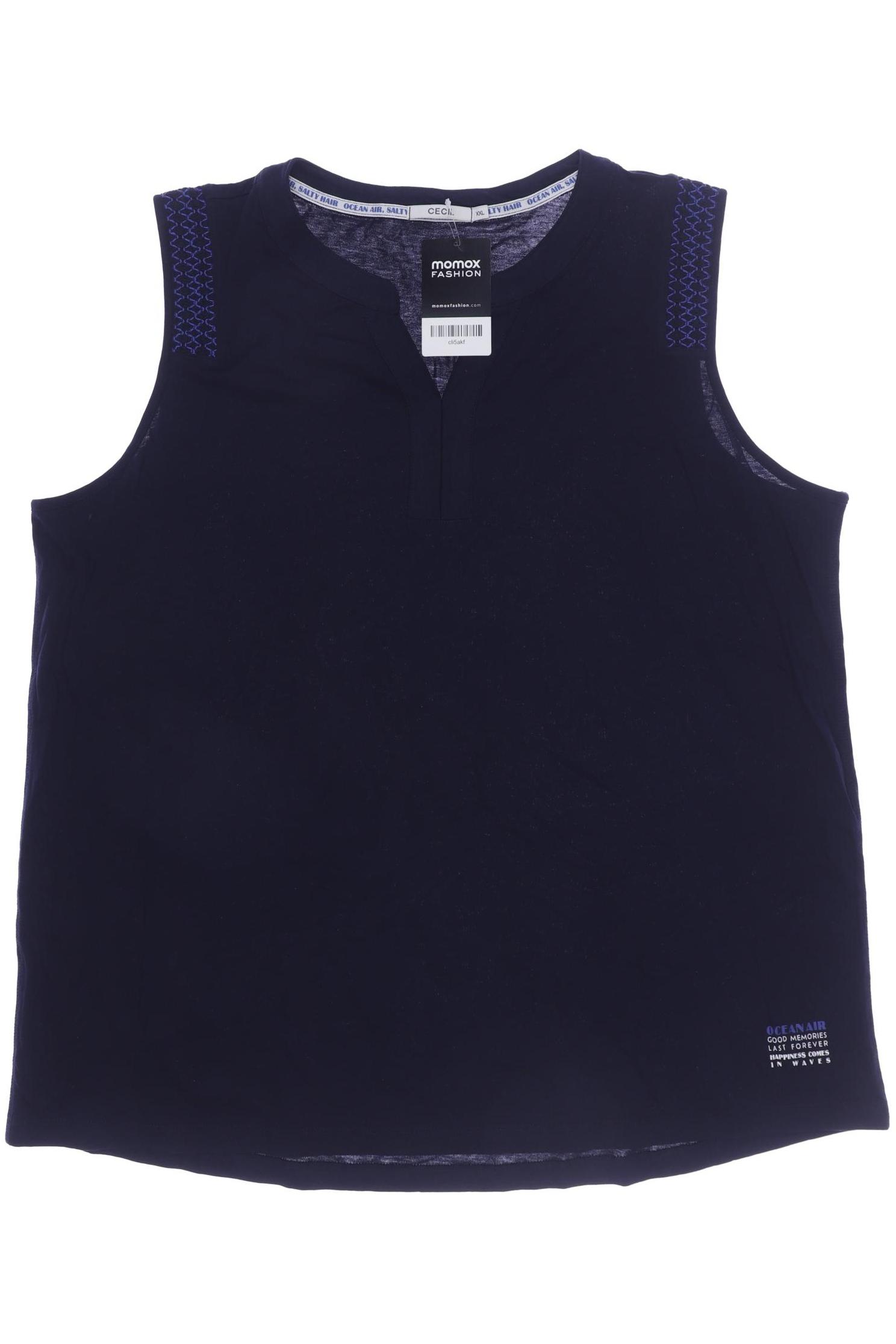 

CECIL Damen Top, marineblau
