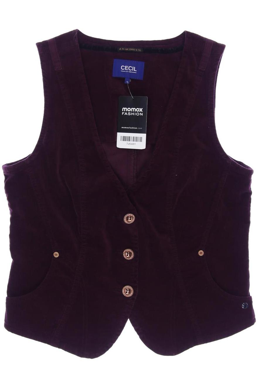 

CECIL Damen Weste, bordeaux