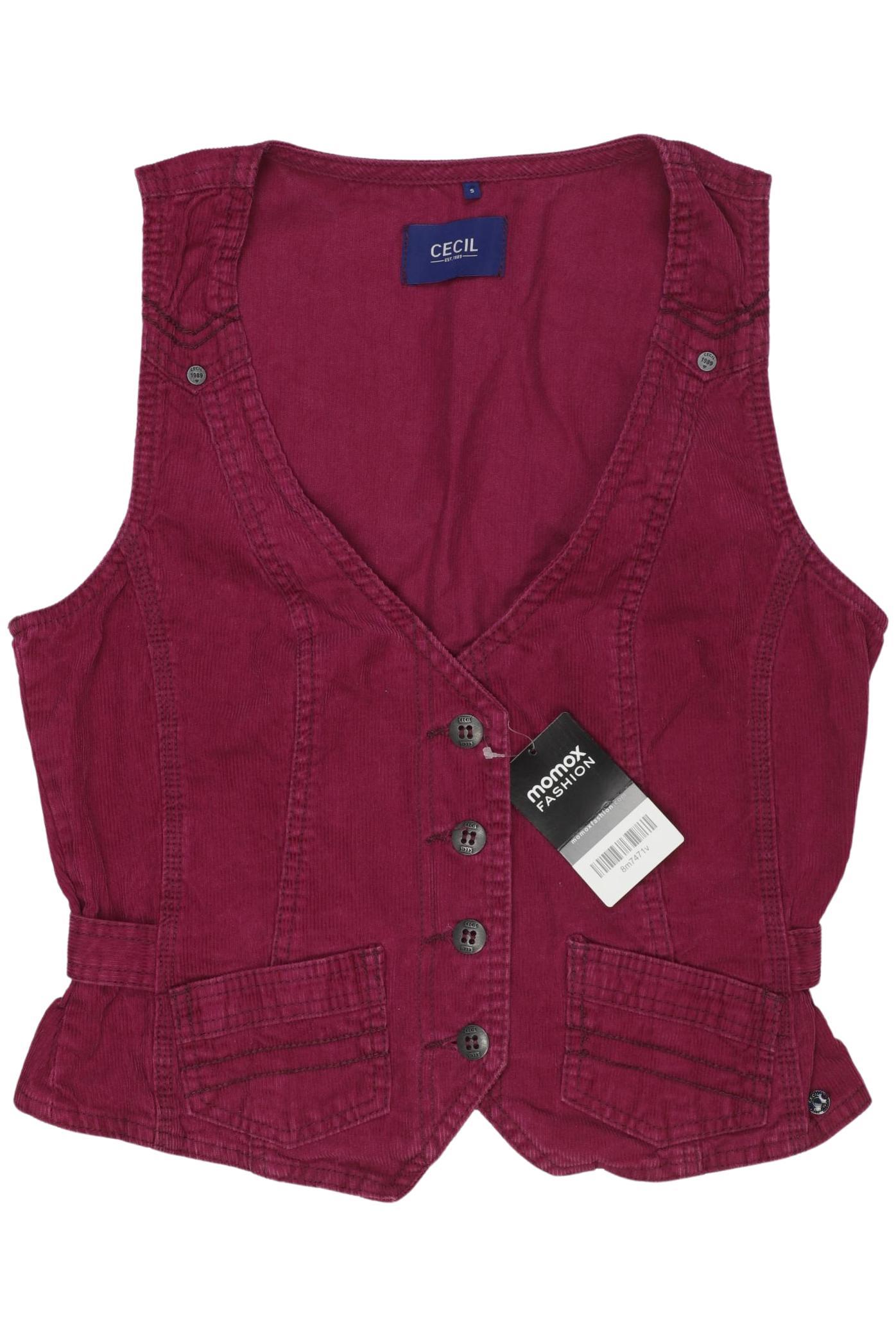 

Cecil Damen Weste, bordeaux, Gr. 36