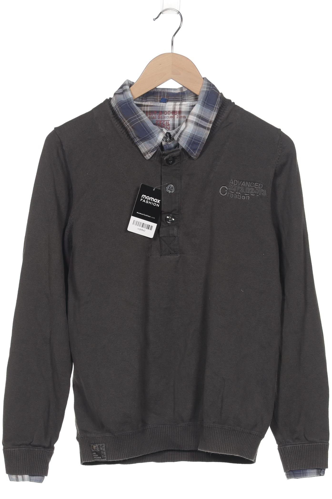 

Cecil Herren Pullover, grau, Gr. 48