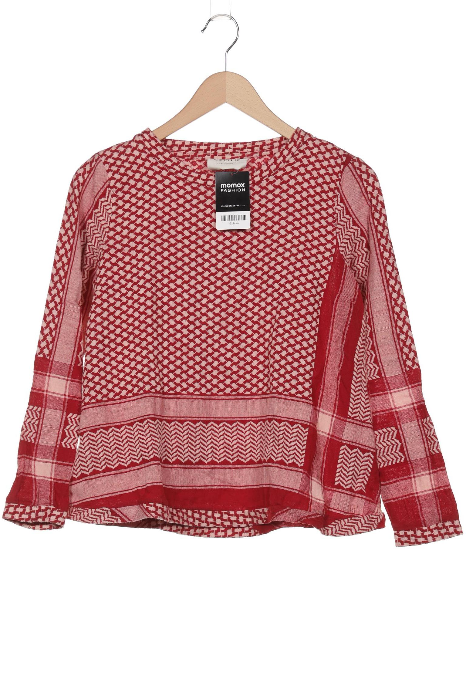 

Cecilie Copenhagen Damen Langarmshirt, bordeaux, Gr. 36