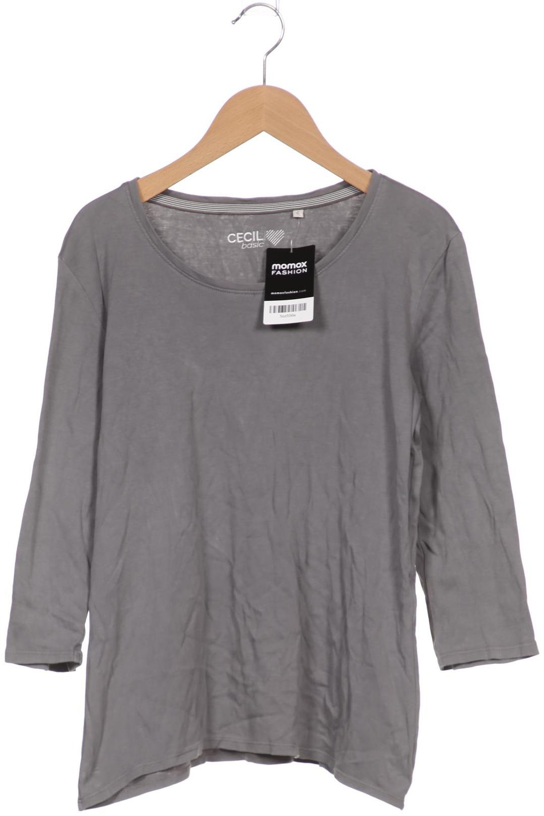 

Cecilie Copenhagen Damen Langarmshirt, grau, Gr. 36
