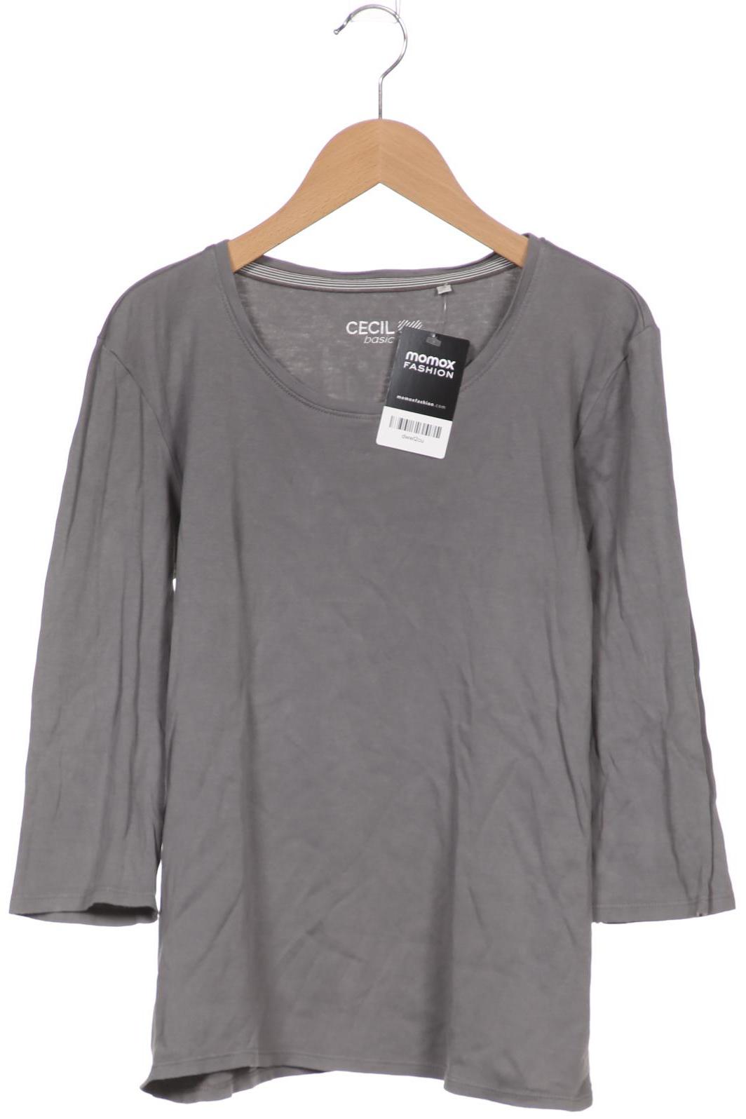 

Cecilie Copenhagen Damen Langarmshirt, grau, Gr. 36