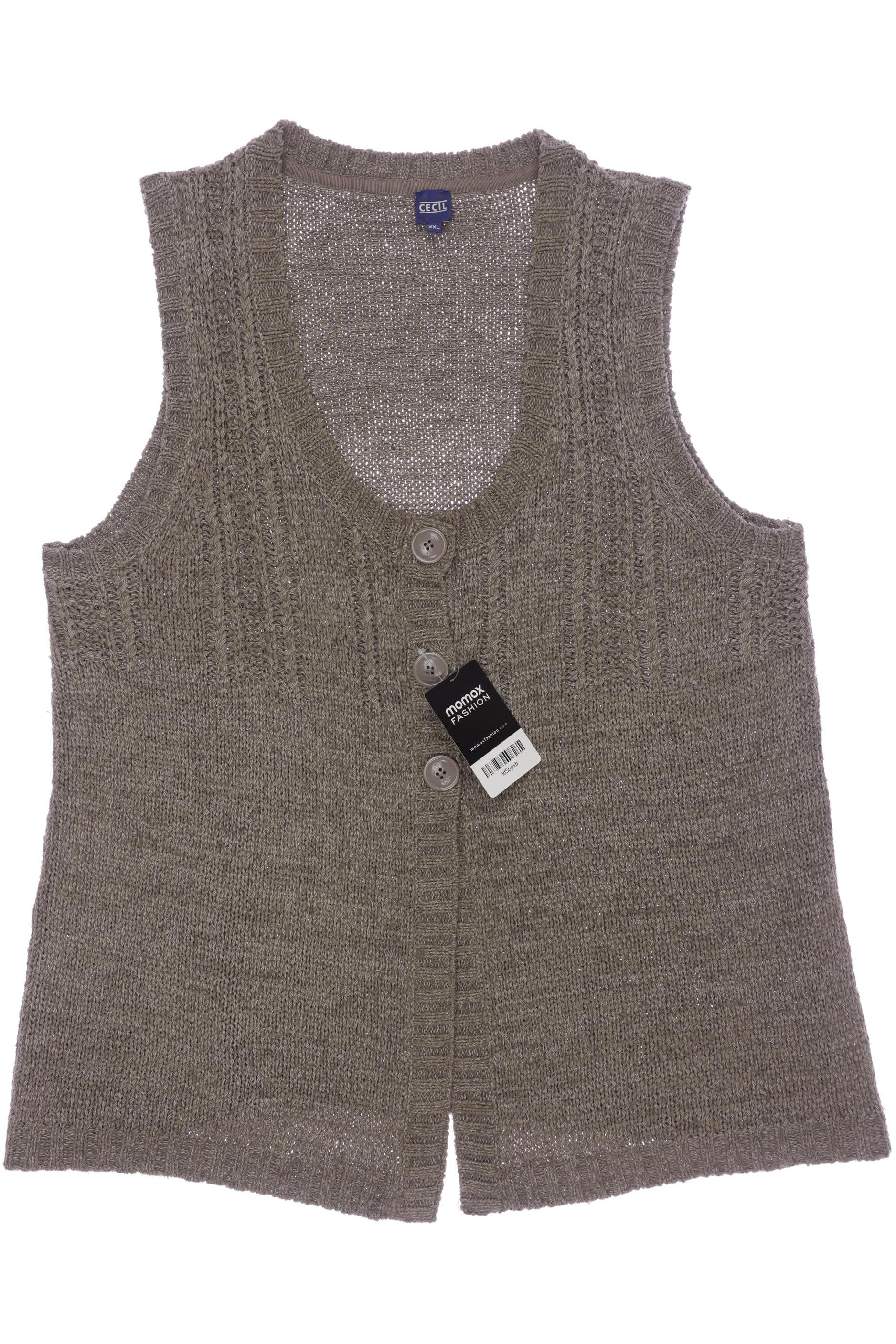 

Cecilie Copenhagen Damen Weste, beige, Gr. 46
