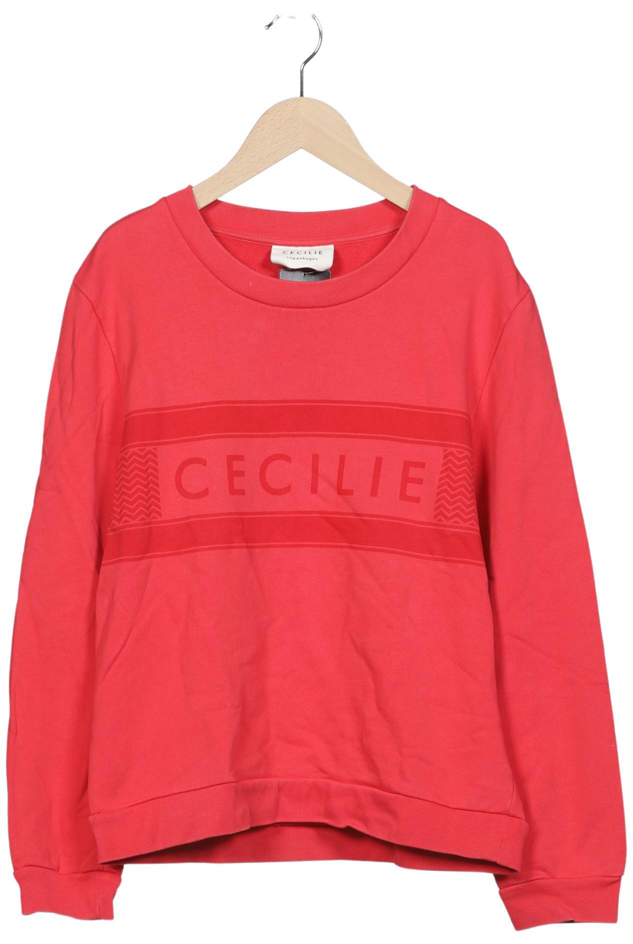 

Cecilie Copenhagen Damen Sweatshirt, rot, Gr. 38