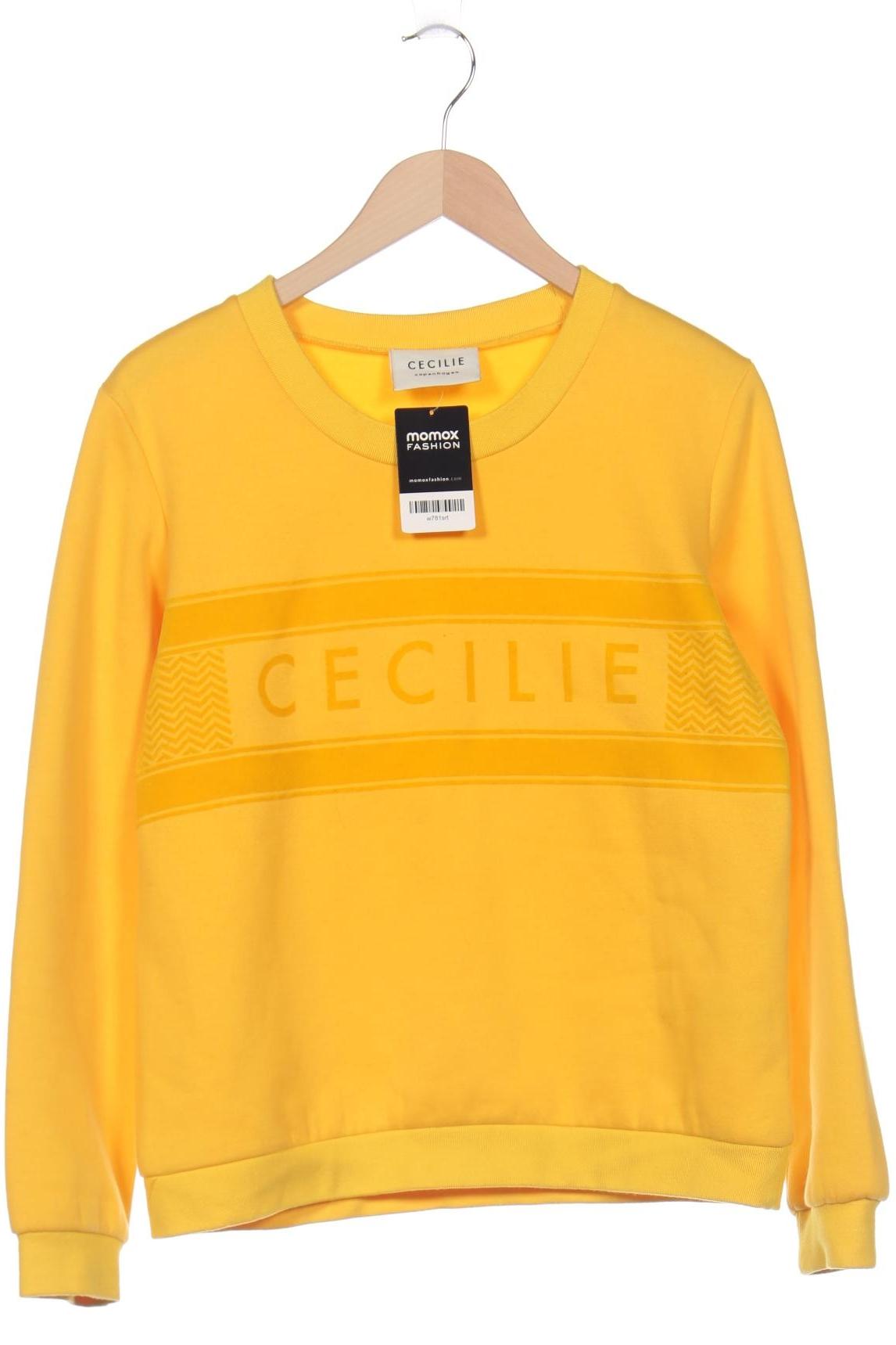 

Cecilie Copenhagen Damen Sweatshirt, gelb, Gr. 36