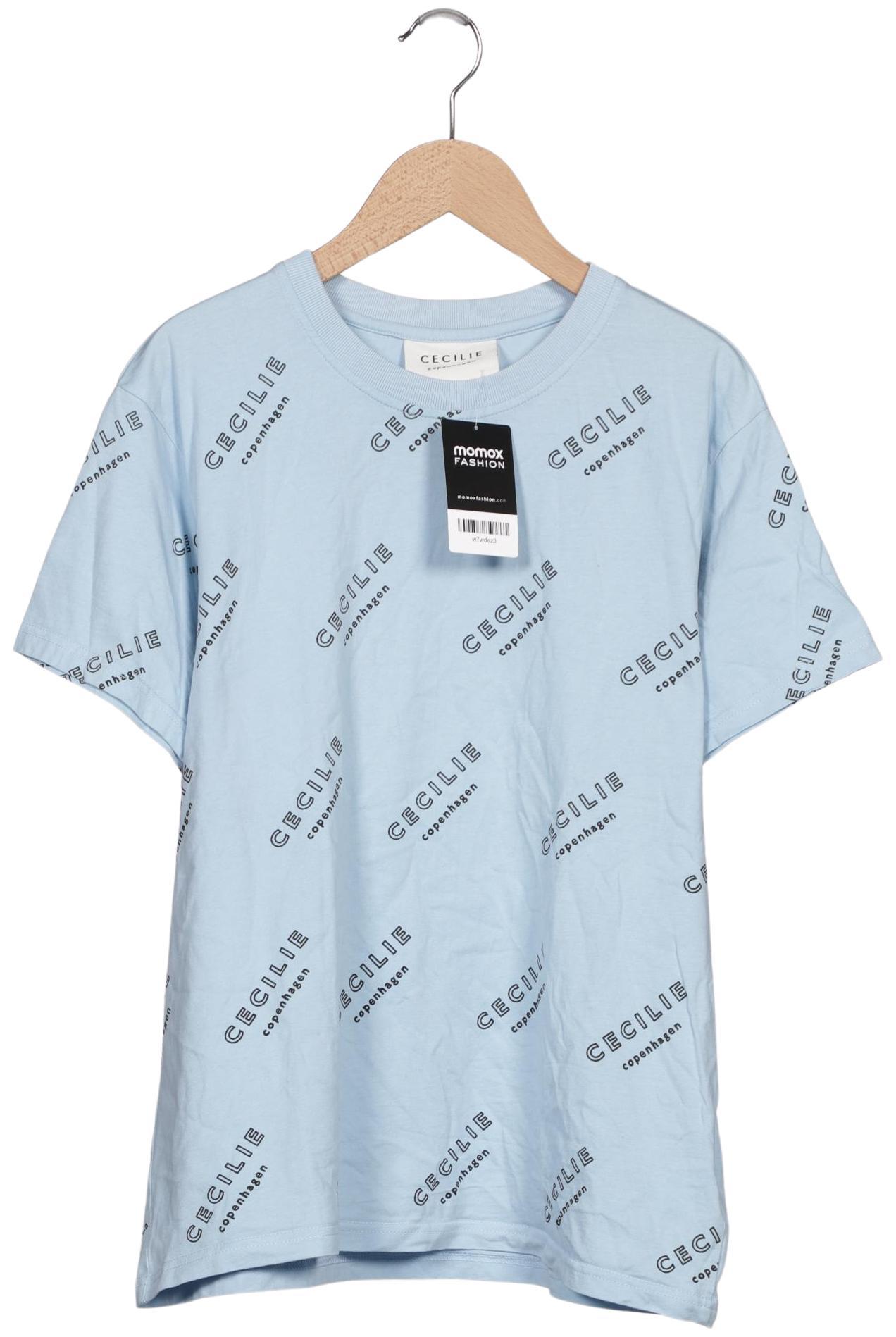

Cecilie Copenhagen Damen T-Shirt, hellblau, Gr. 42