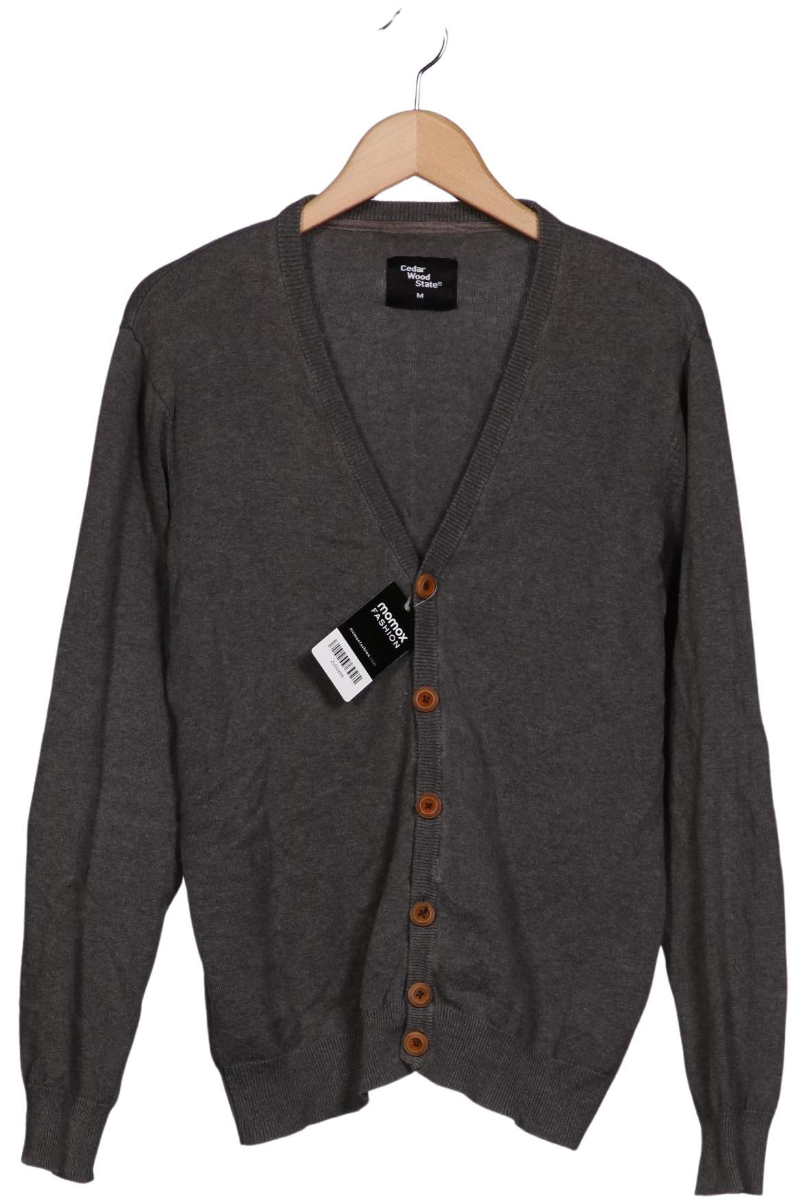 Thumbnail - Cedar Wood State Herren Strickjacke, grau, Gr. 48