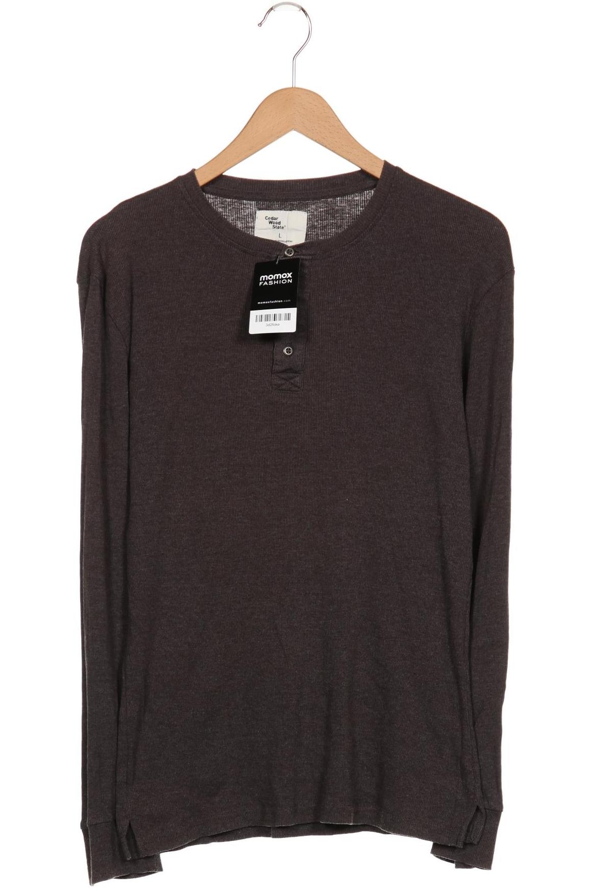 

Cedar Wood State Herren Langarmshirt, grau, Gr. 52