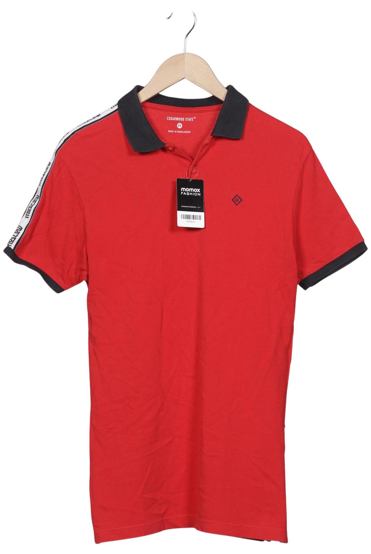 Thumbnail - Cedar Wood State Herren Poloshirt, rot, Gr. 48