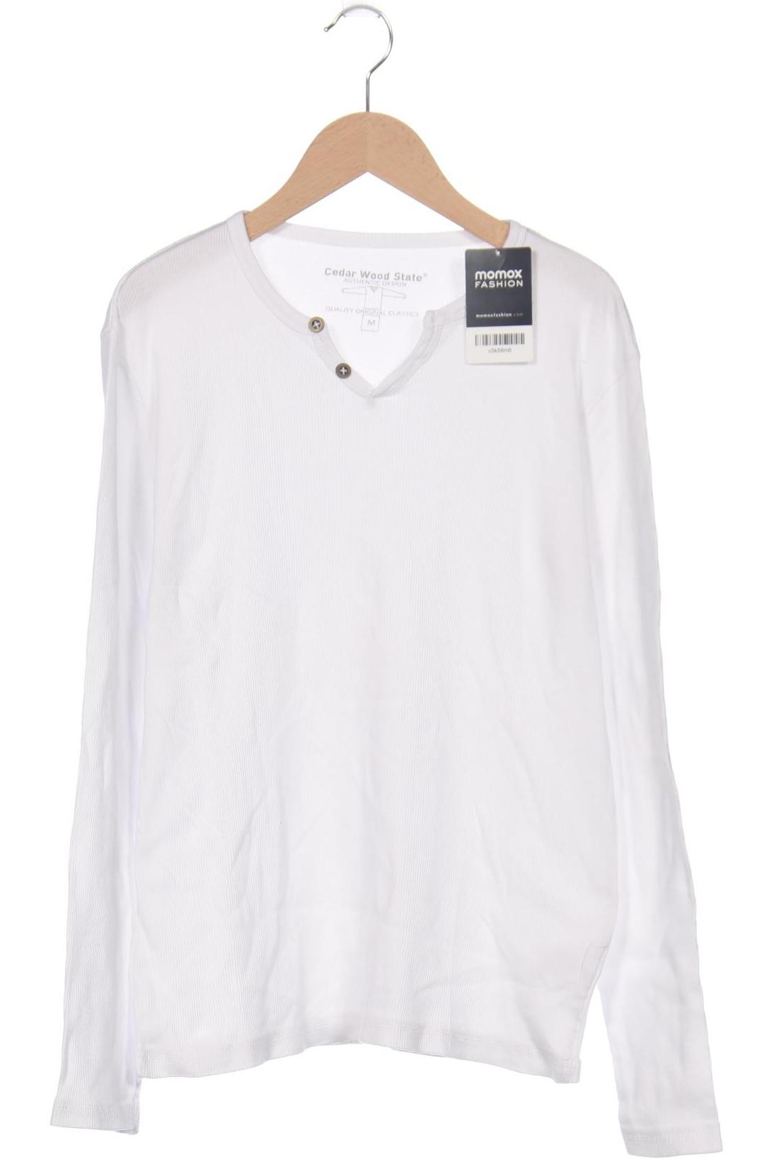 

Cedar Wood State Herren Langarmshirt, weiß, Gr. 48