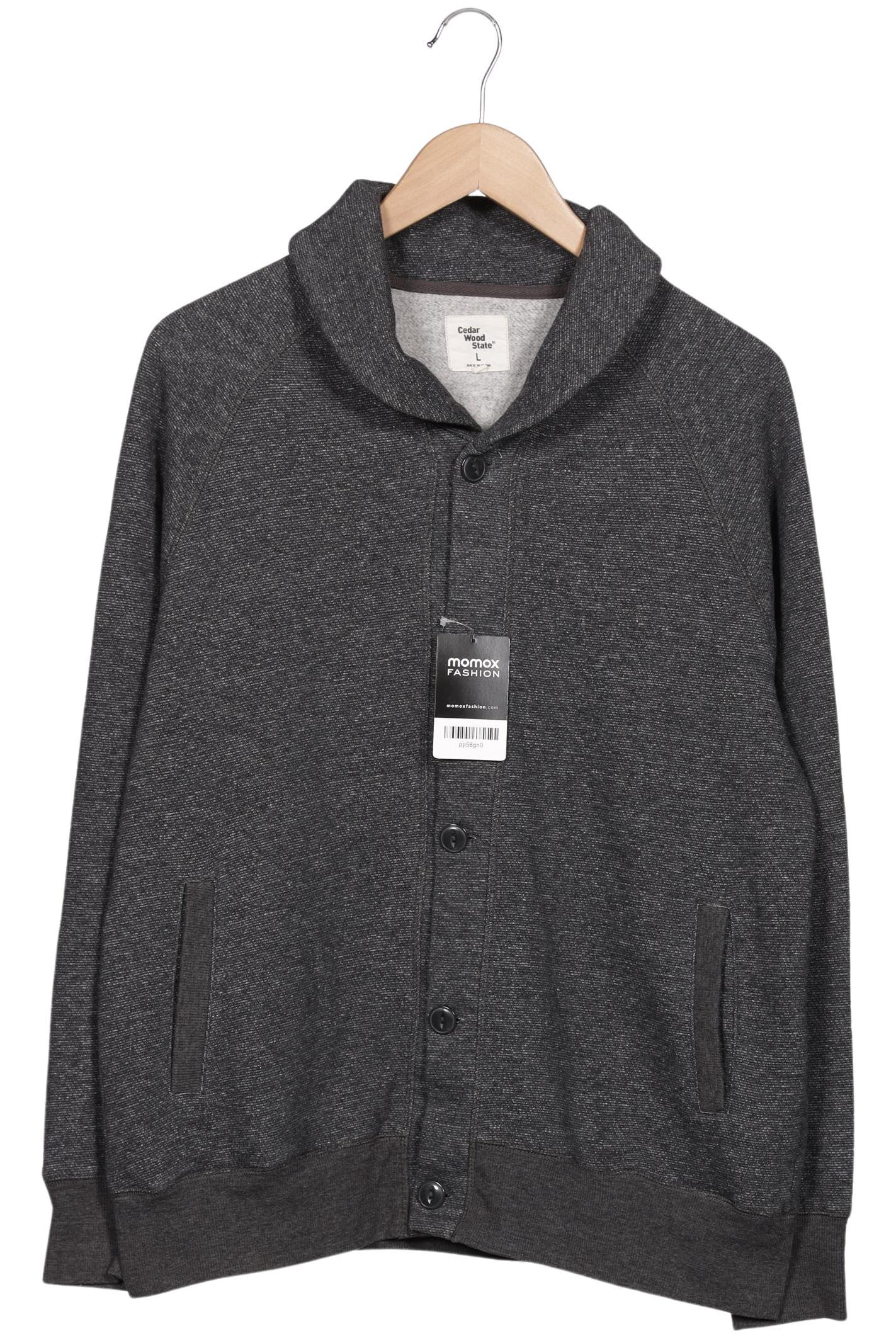 Thumbnail - Cedar Wood State Herren Strickjacke, grau, Gr. 52