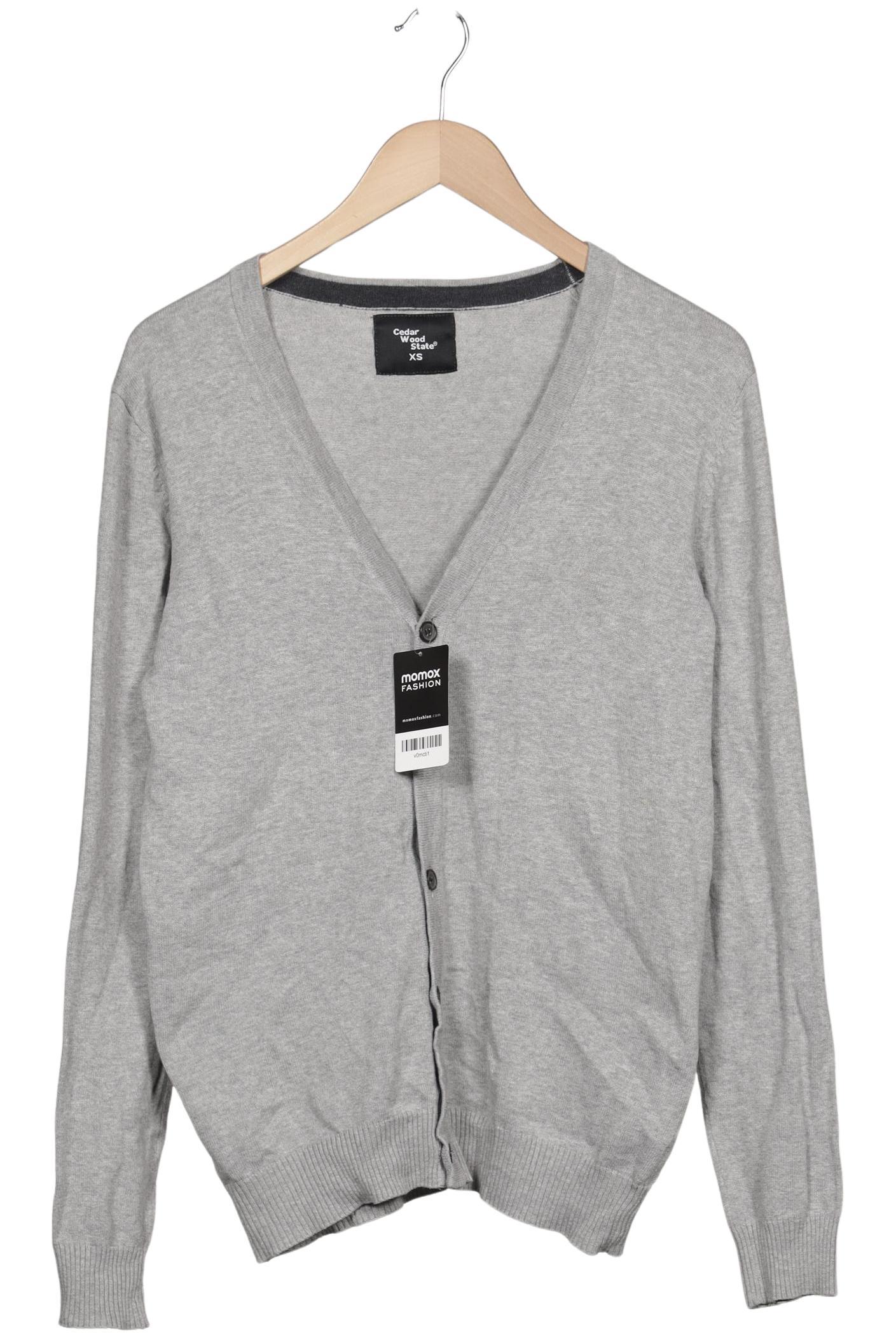 Thumbnail - Cedar Wood State Herren Strickjacke, grau, Gr. 44