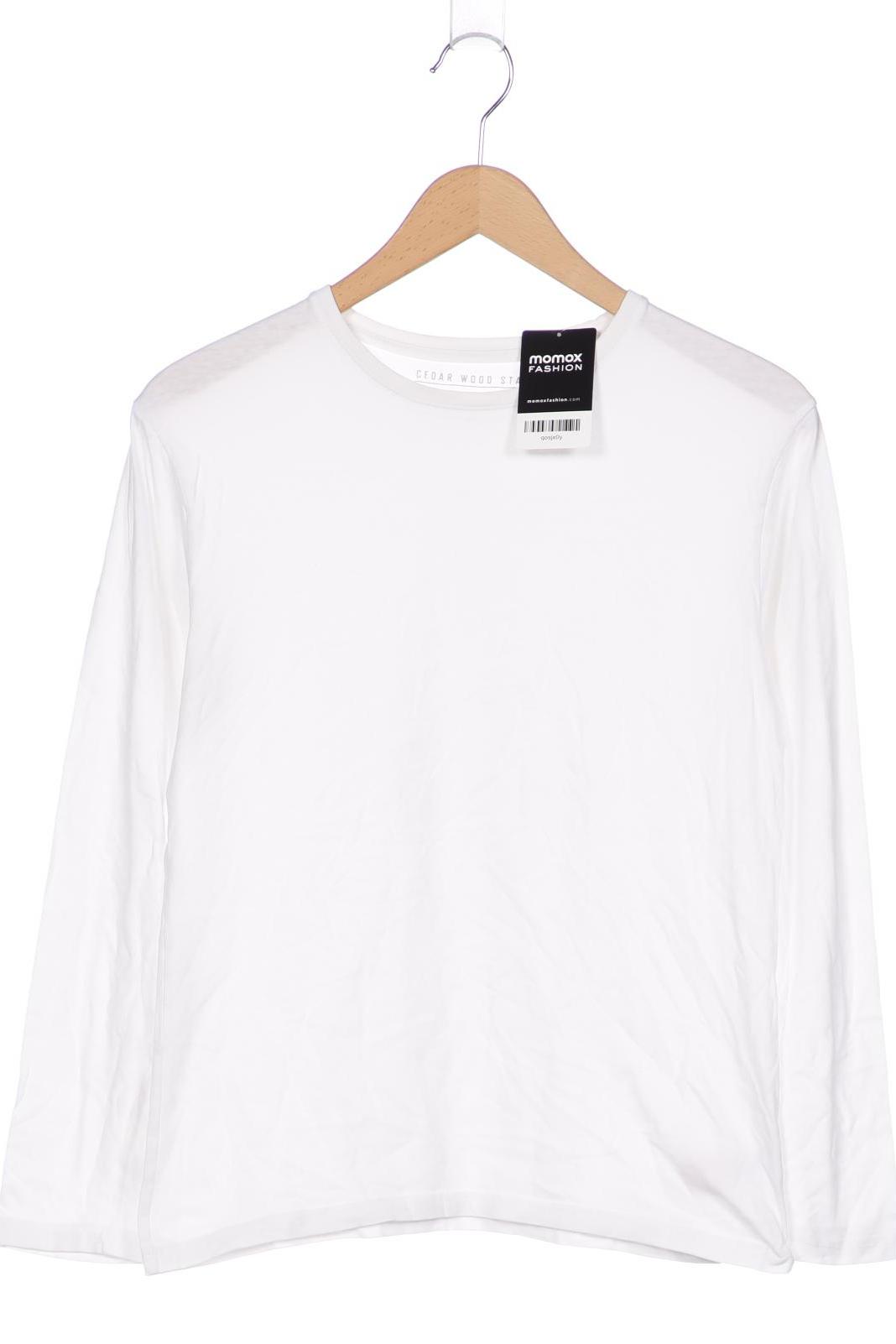 

Cedar Wood State Herren Langarmshirt, weiß, Gr. 46