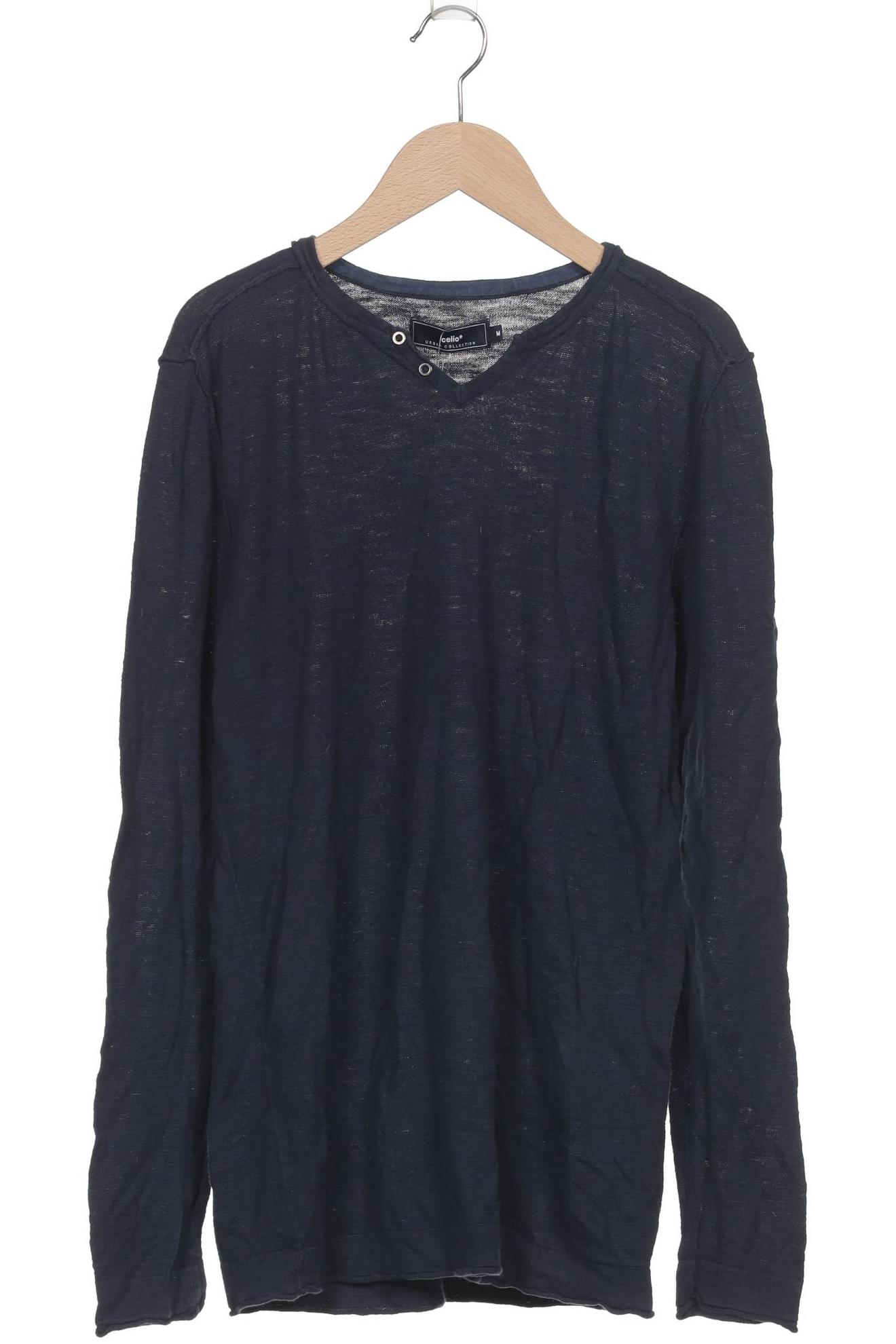

Celio Herren Langarmshirt, marineblau, Gr. 48