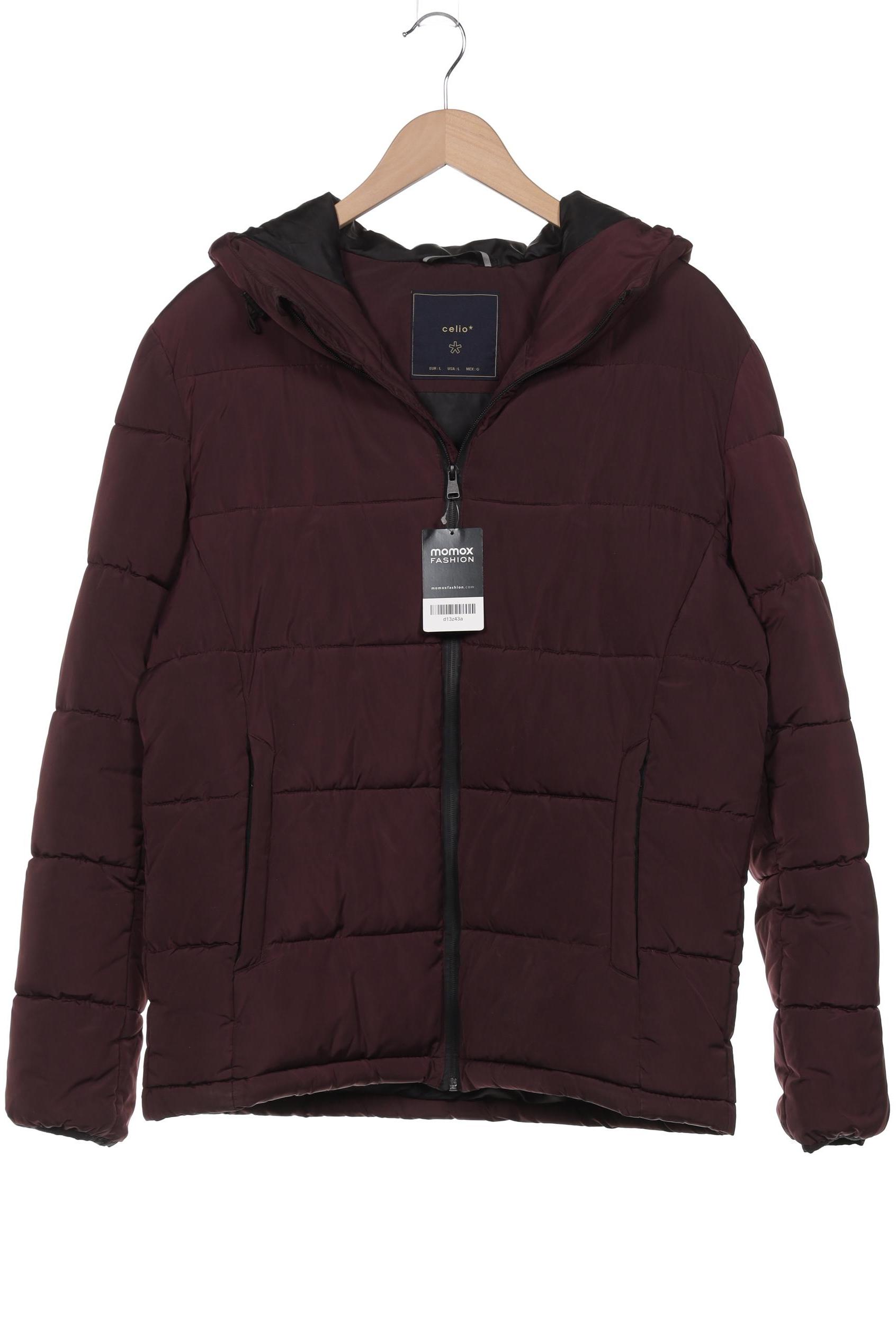

Celio Herren Mantel, bordeaux, Gr. 52