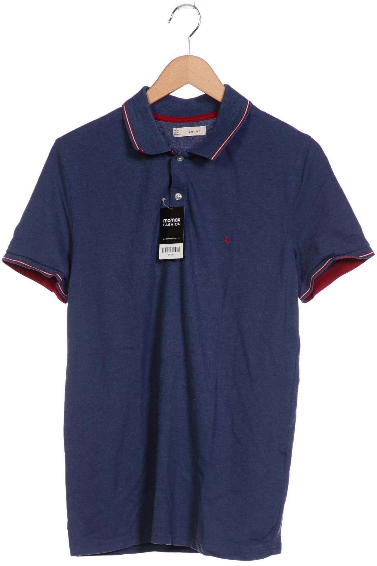 

Celio Herren Poloshirt, blau, Gr. 54