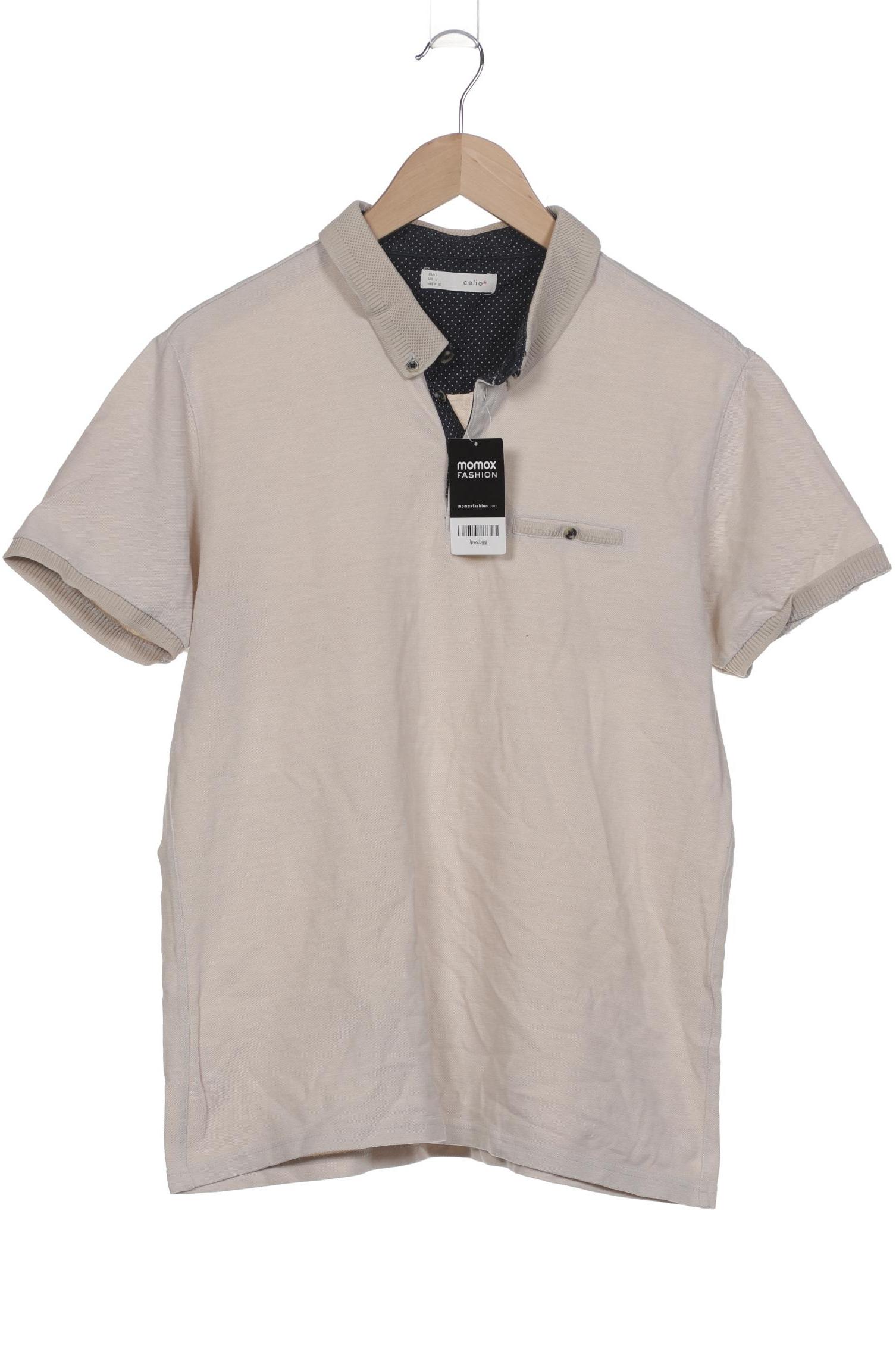 

Celio Herren Poloshirt, beige, Gr. 52