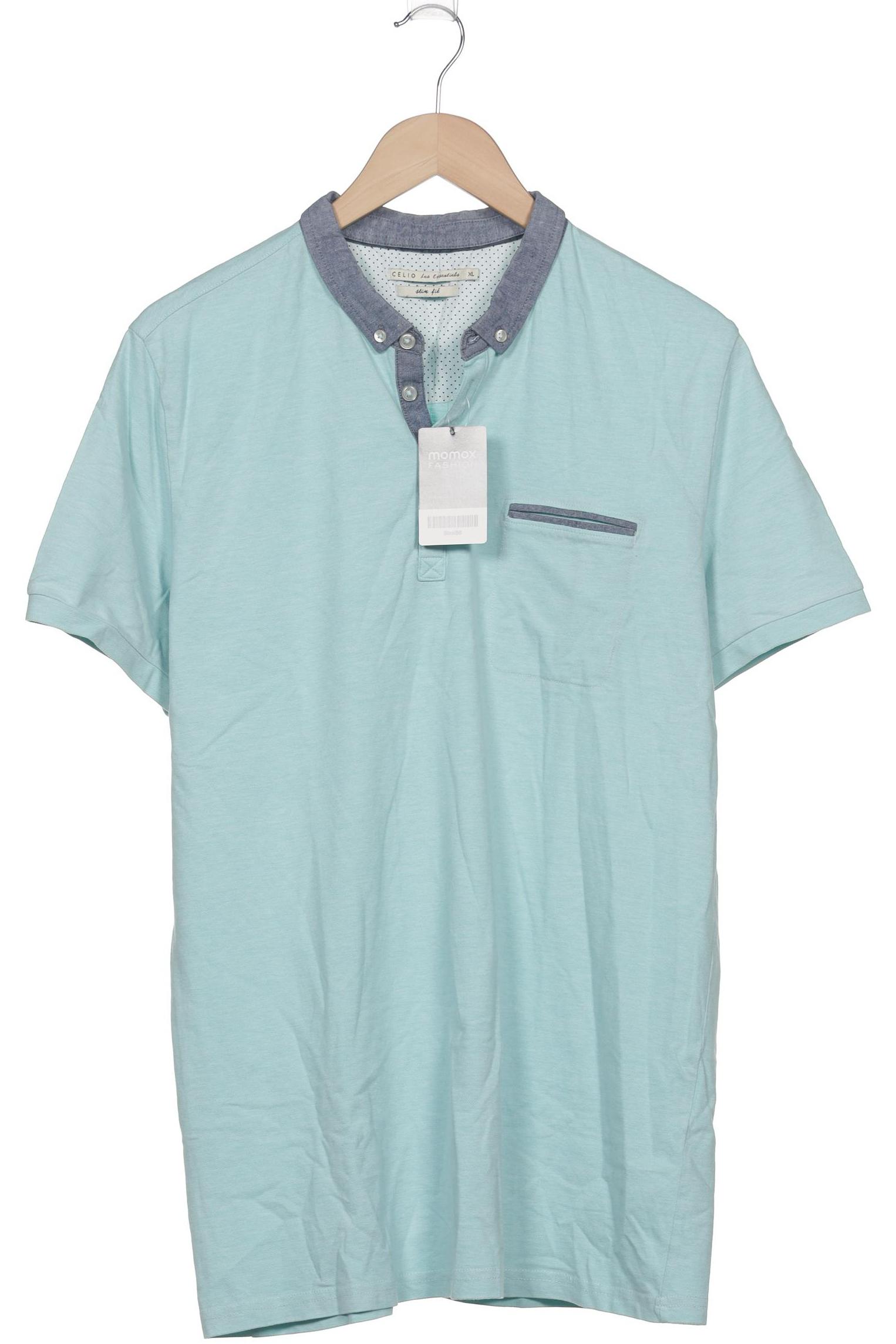 

Celio Herren Poloshirt, hellblau, Gr. 54