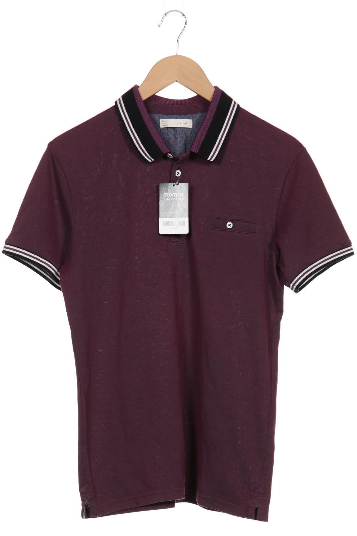 

Celio Herren Poloshirt, flieder, Gr. 48