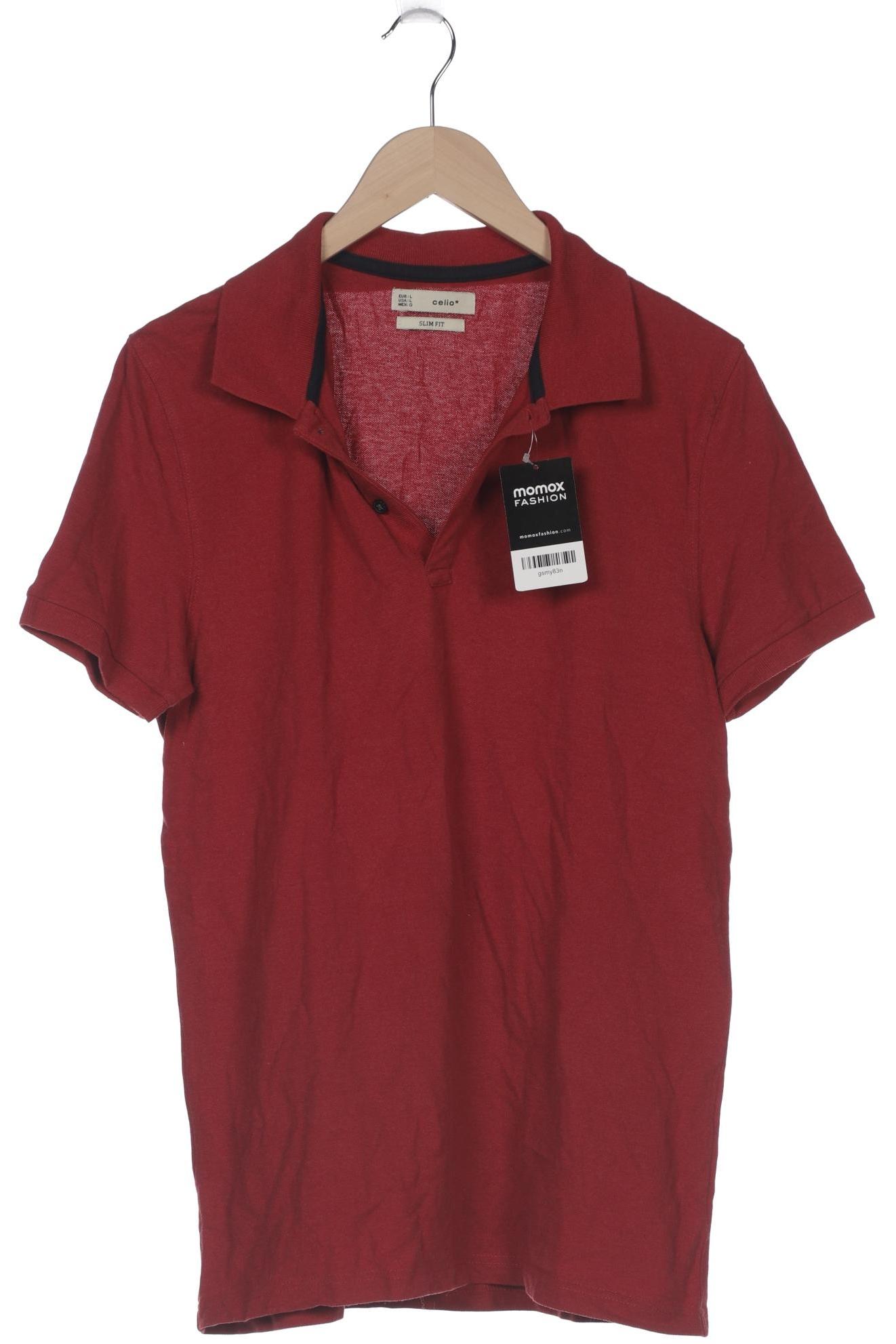

Celio Herren Poloshirt, rot, Gr. 52