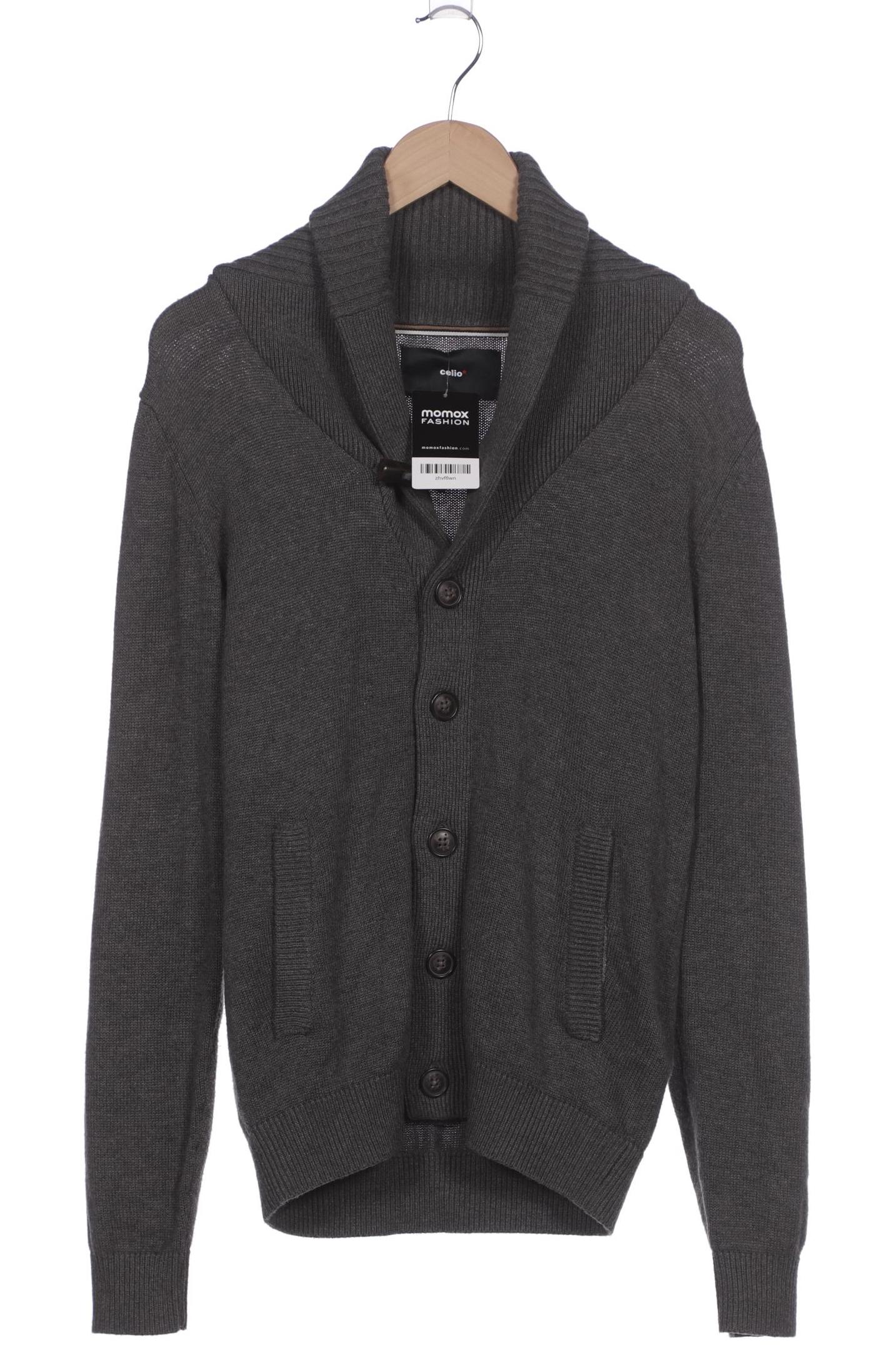 

Celio Herren Strickjacke, grau, Gr. 48