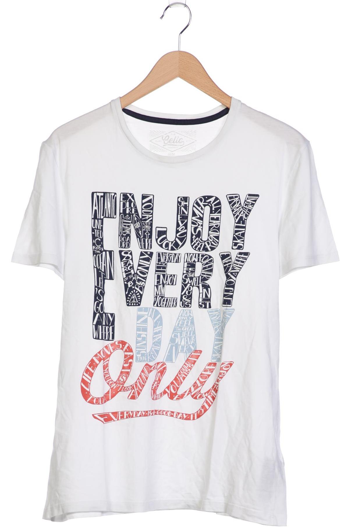 

Celio Herren T-Shirt, weiß, Gr. 52