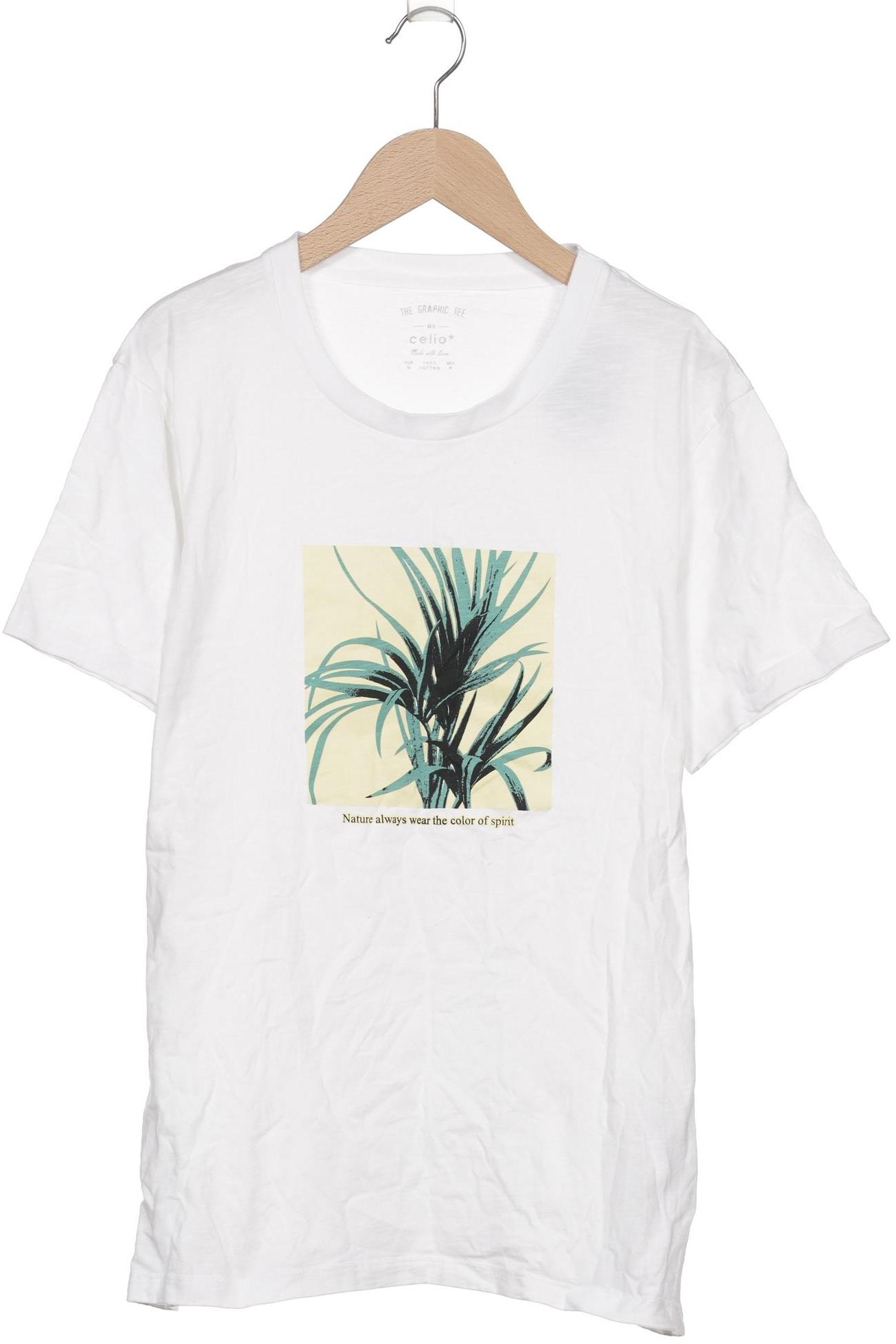 

Celio Herren T-Shirt, weiß, Gr. 48