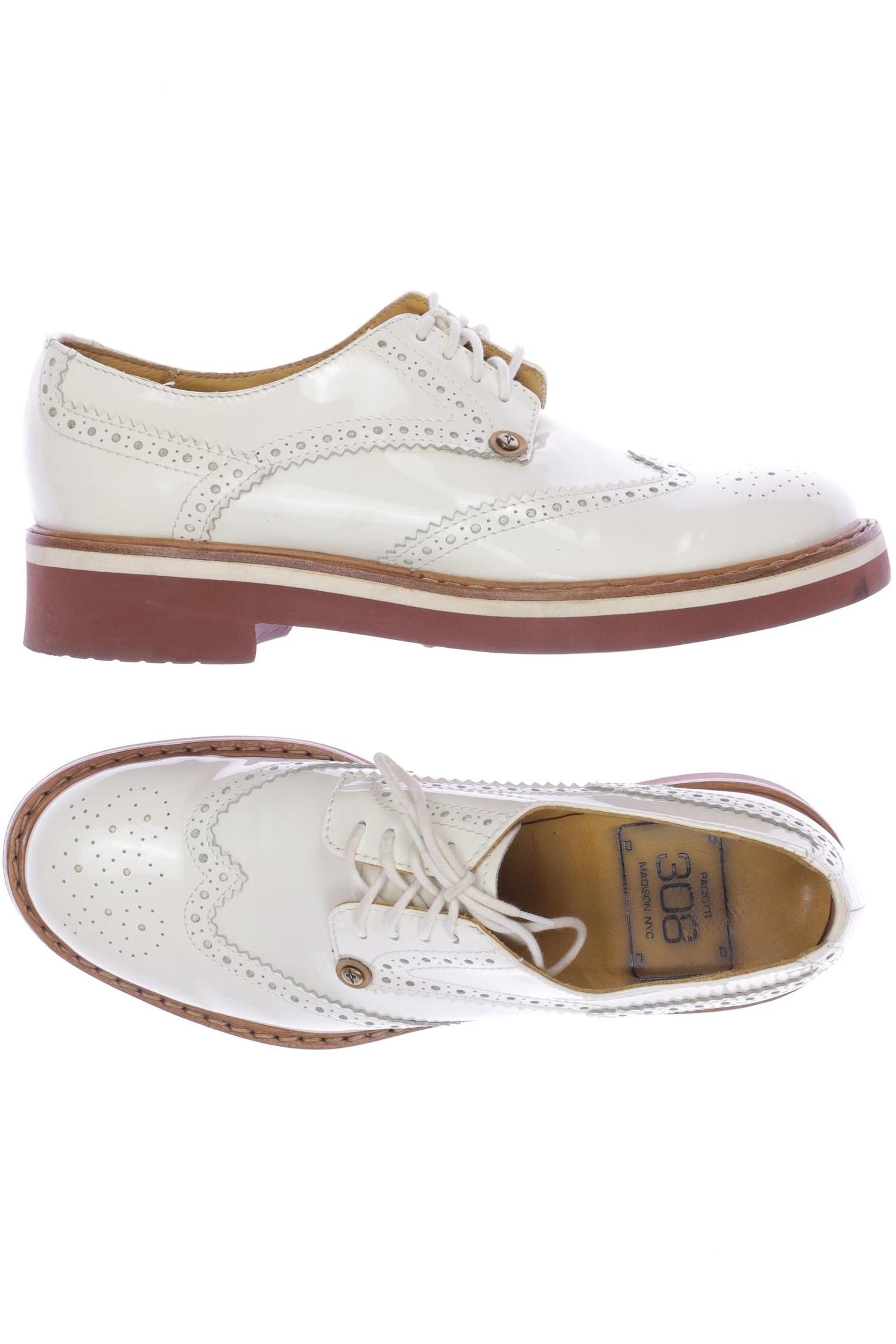 

Cesare Paciotti Damen Halbschuh, cremeweiß, Gr. 37.5