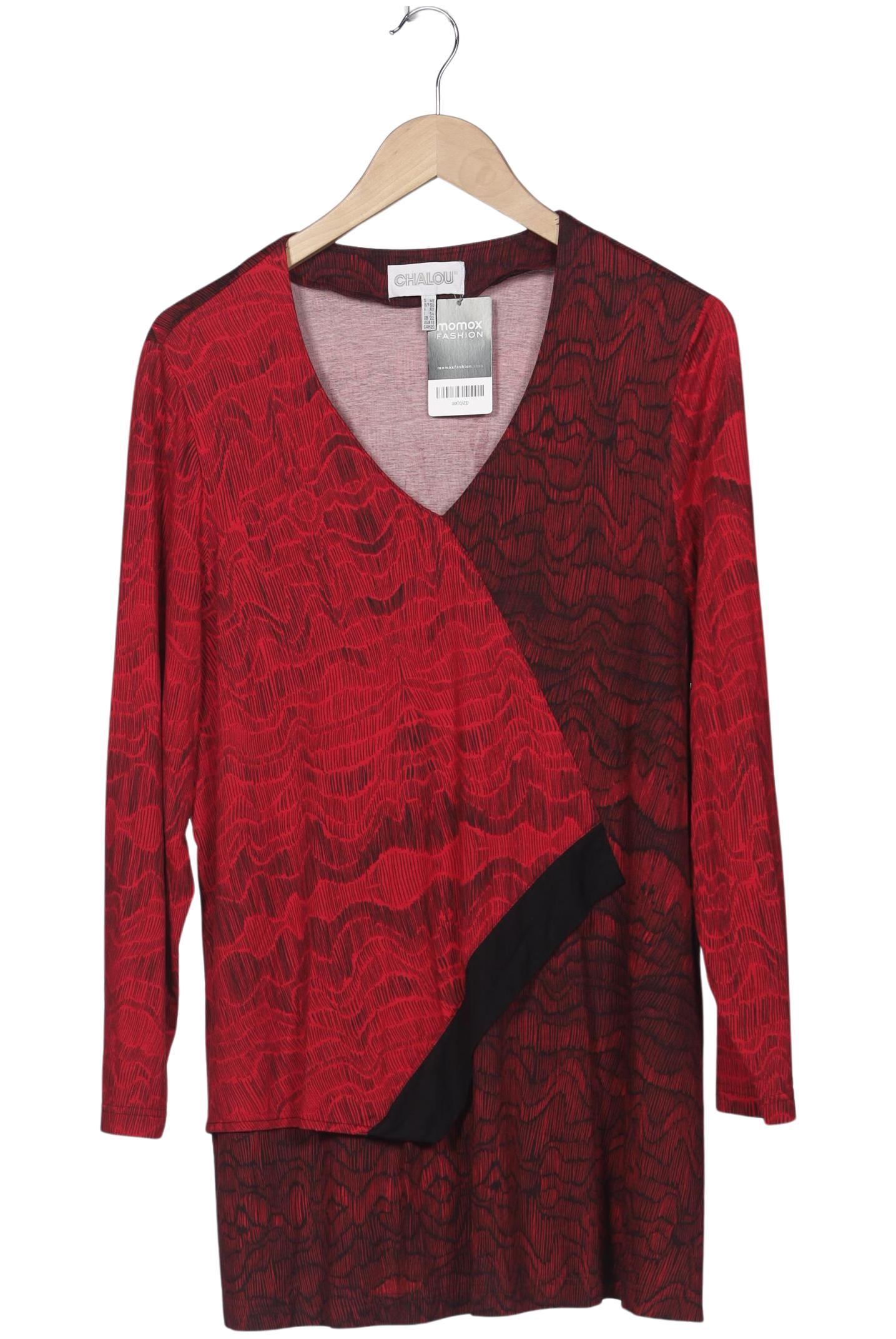 

Chalou Damen Langarmshirt, rot, Gr. 48