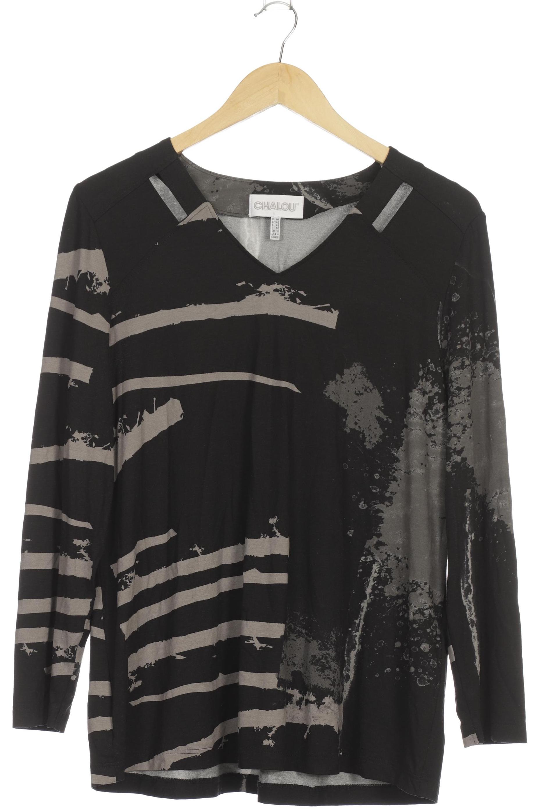 

Chalou Damen Langarmshirt, schwarz, Gr. 44