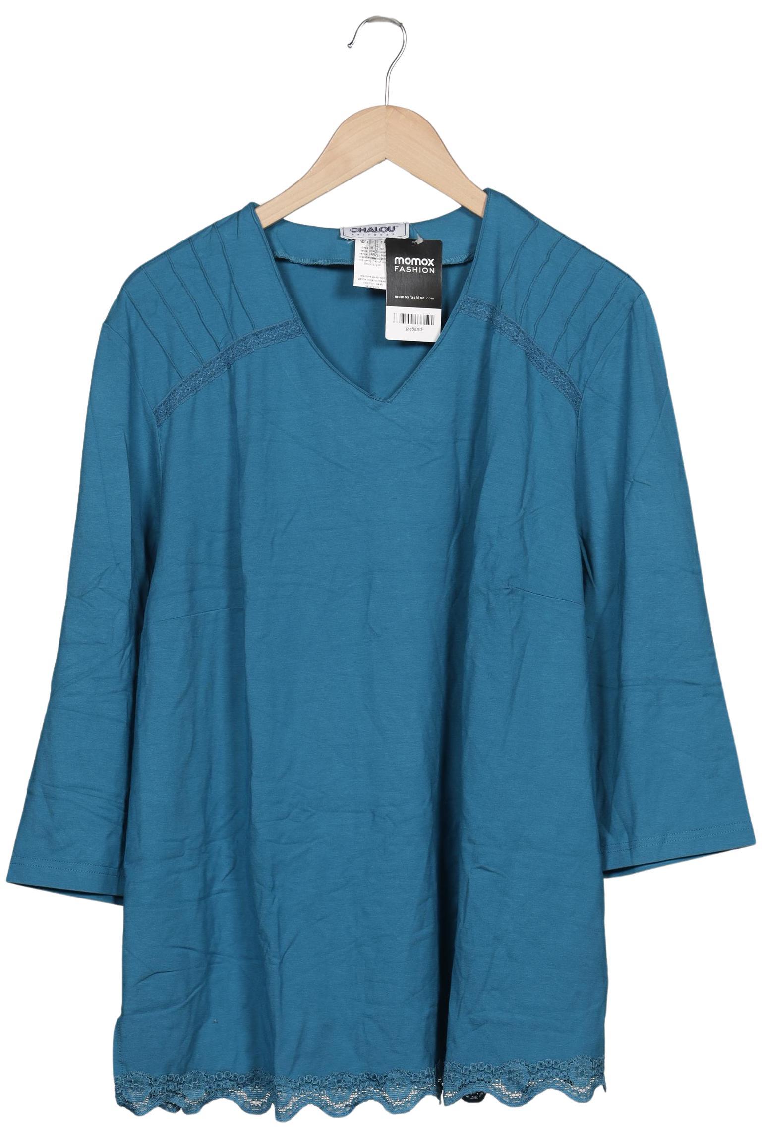 

Chalou Damen Langarmshirt, türkis, Gr. 50