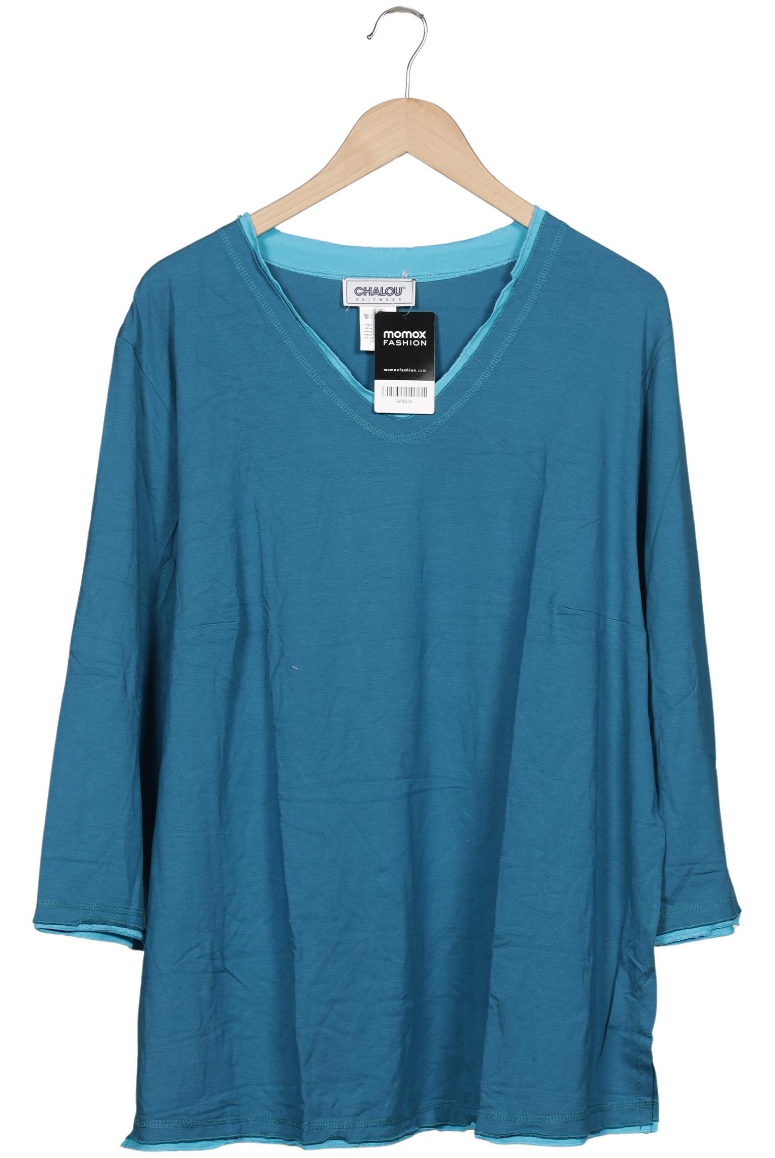 

Chalou Damen Langarmshirt, türkis, Gr. 50