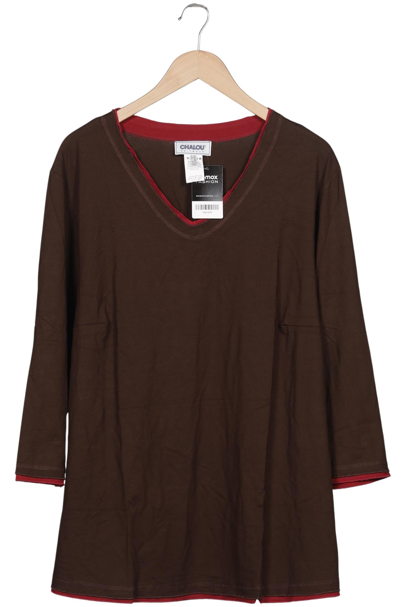 

Chalou Damen Langarmshirt, braun, Gr. 50
