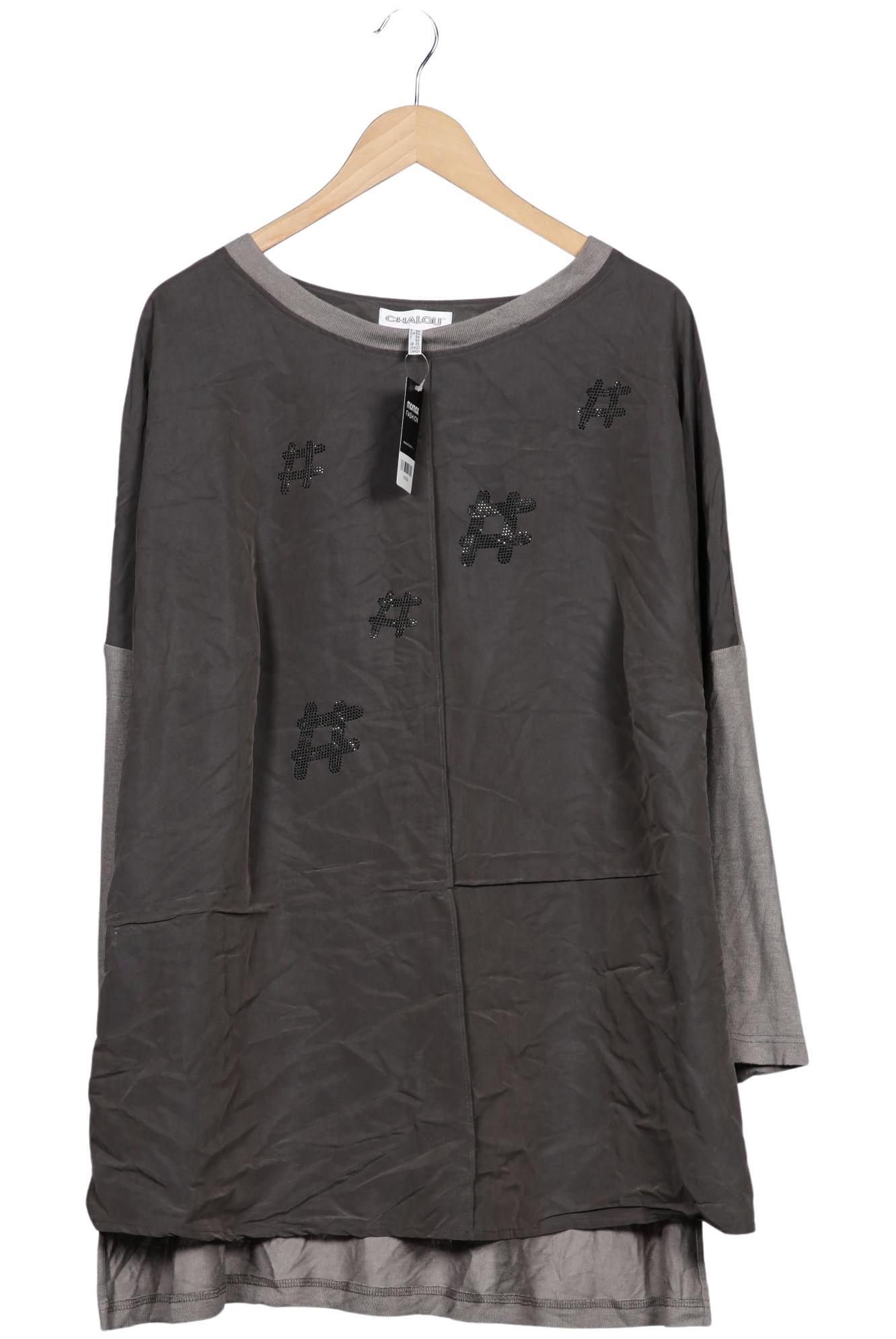 

Chalou Damen Langarmshirt, grau, Gr. 52