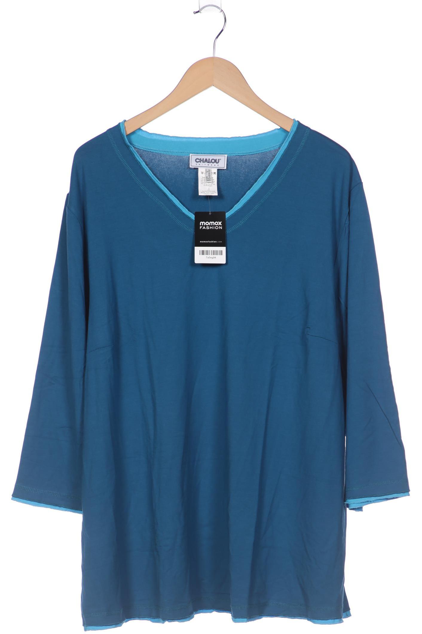 

Chalou Damen Langarmshirt, blau, Gr. 52